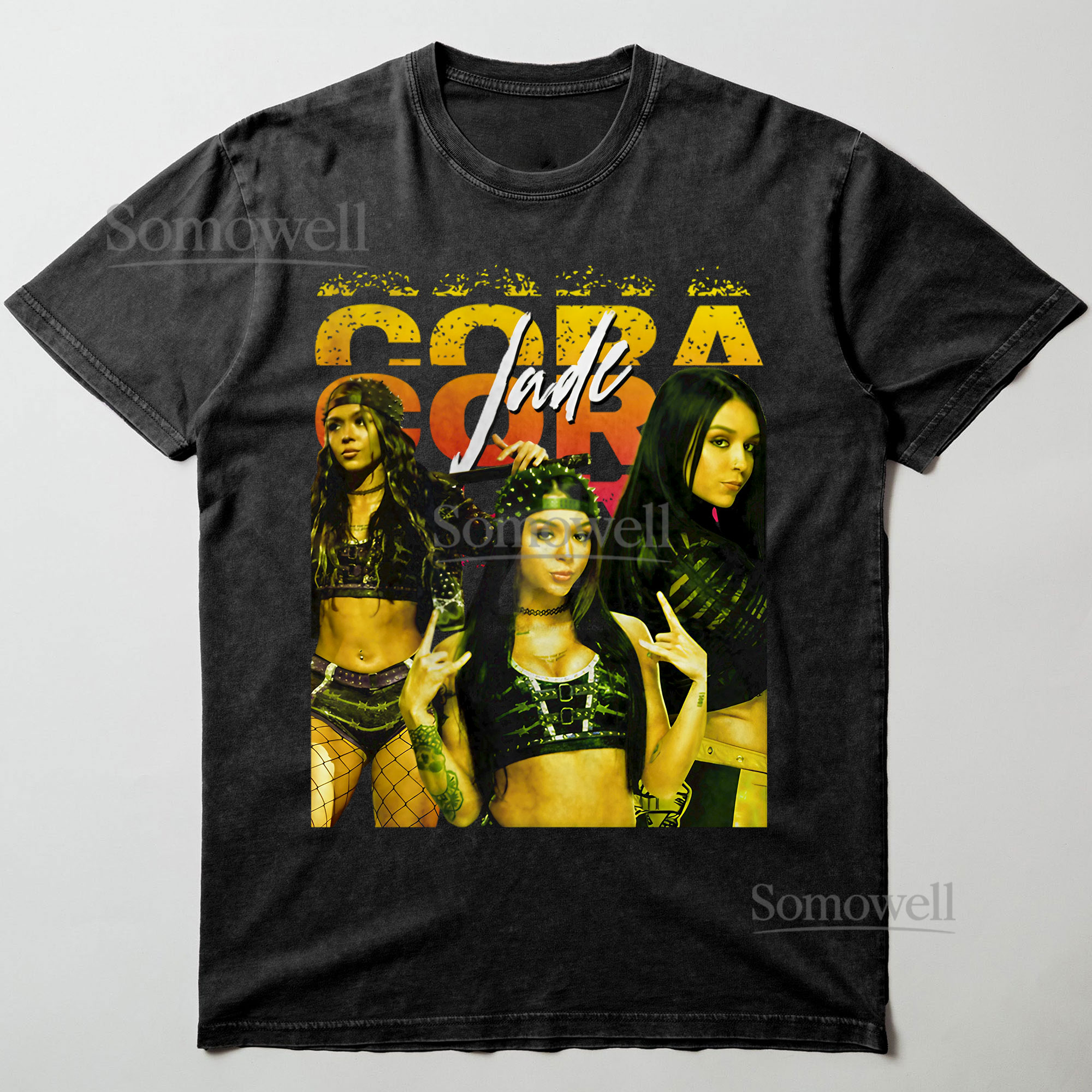 Cora Jade Rockstar Womens Wrestling Graphic ,hoodie sweatshirt vintage