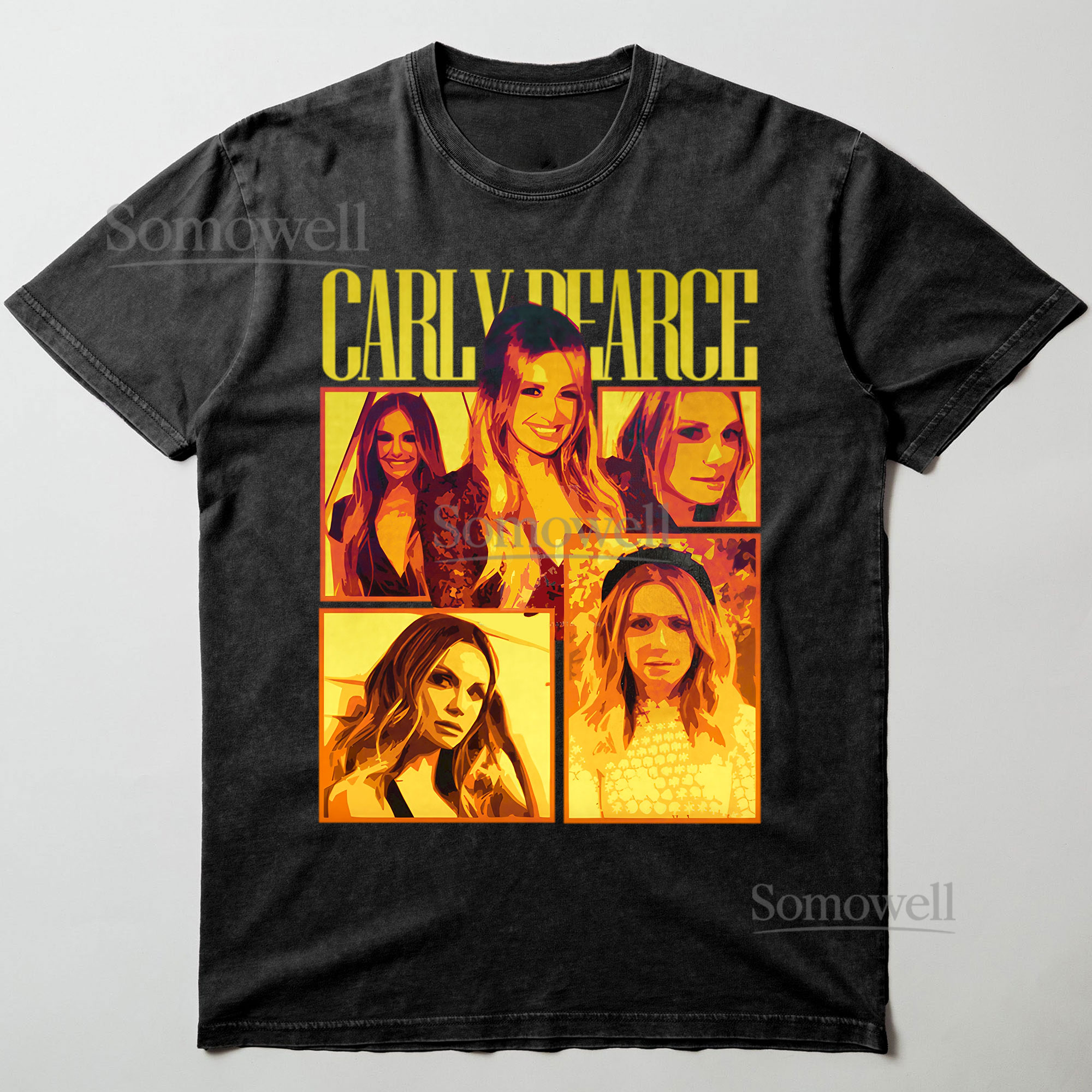 Carly Pearce Country Music Star Orange Graphic ,hoodie sweatshirt vintage