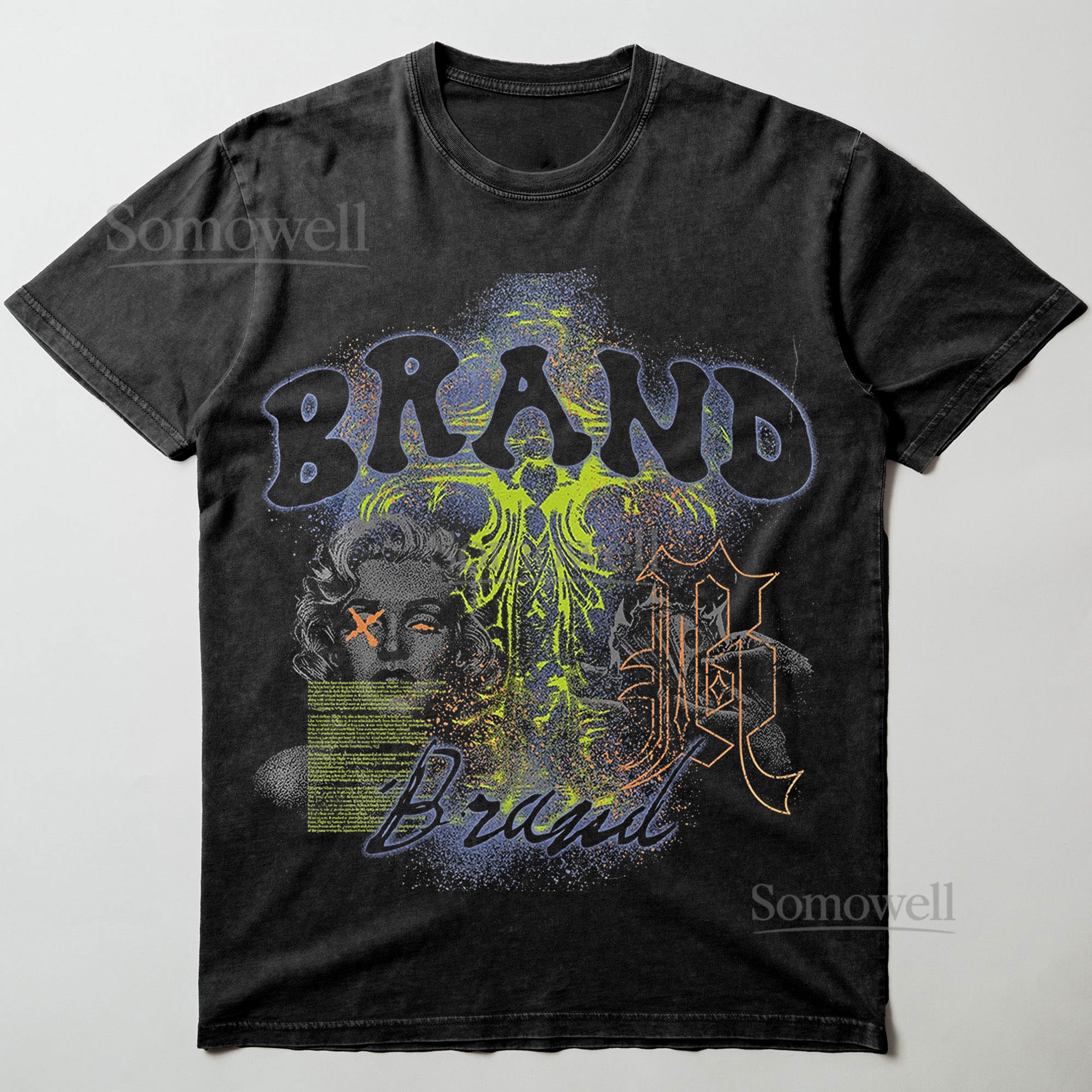 Brand Urban Graffiti Style Artistic Streetwear Graphic ,hoodie sweatshirt t shirt vintage Vintage Look T Shirt