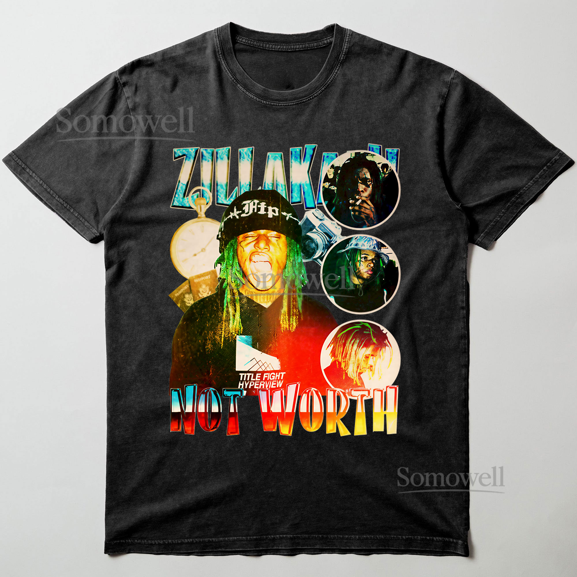 ZillaKami Not Worth City Morgue Bootleg Vintage TShirt Hip Hop