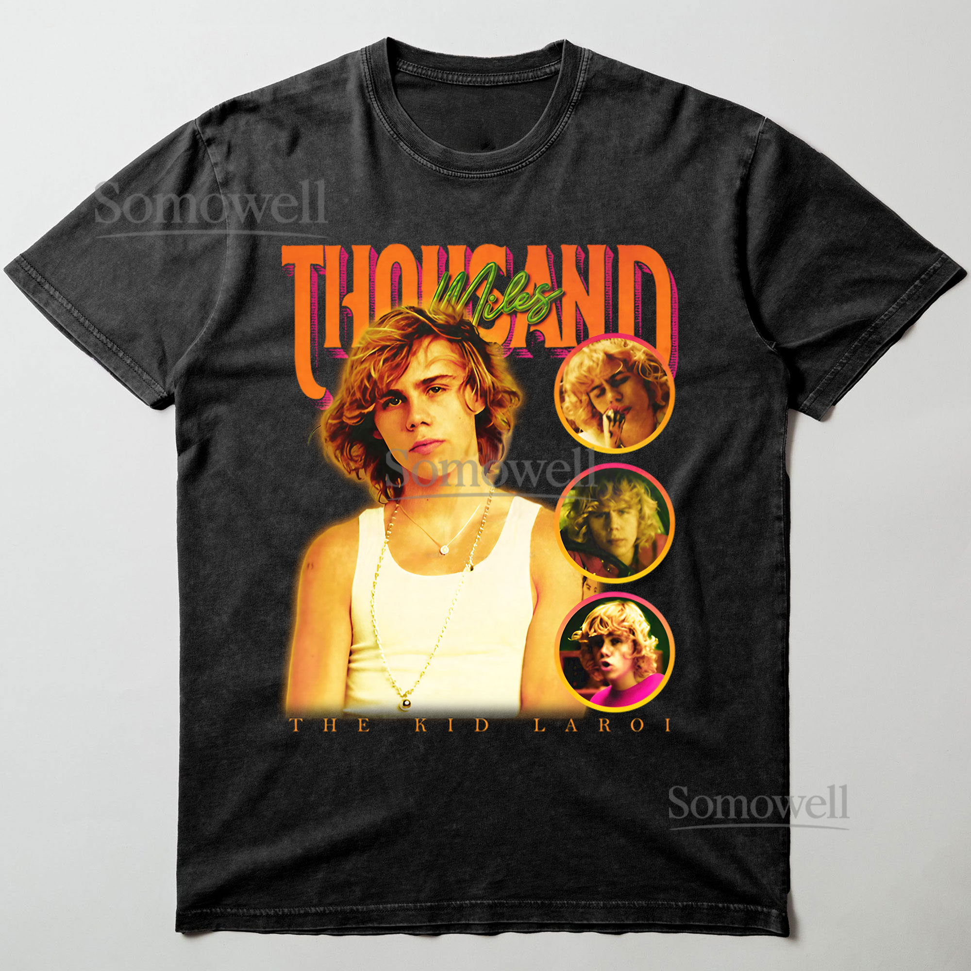 The Kid Laroi Thousand Miles Vintage 90s Style Hip Hop TShirt