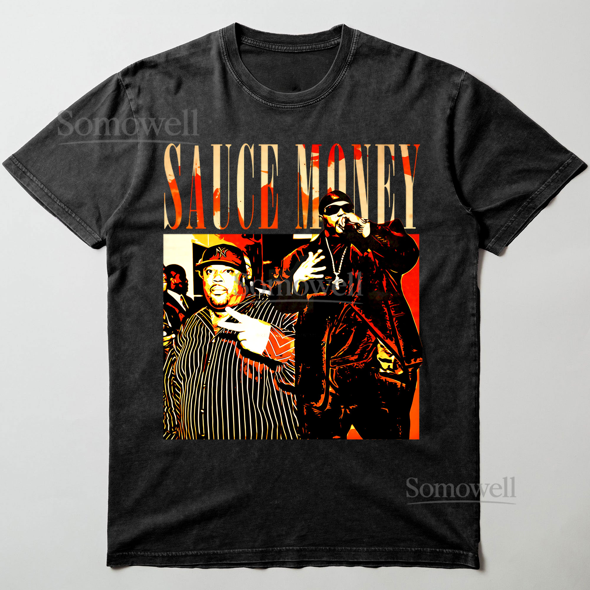 Sauce Money Rapper Vintage Bootleg 90s Hip Hop TShirt