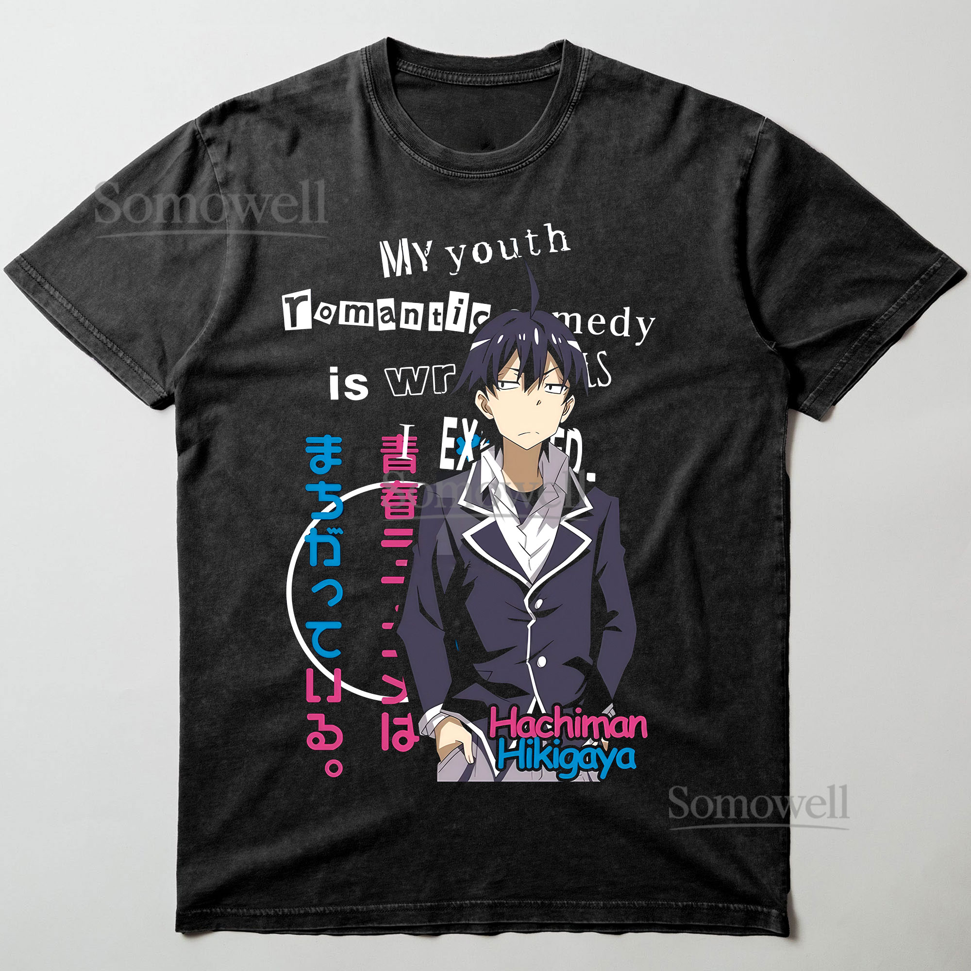 My Youth Romantic Comedy Anime ,hoodie sweatshirt t shirt vintage Hachiman Hikigaya Shirt Japanese Manga T Shirt