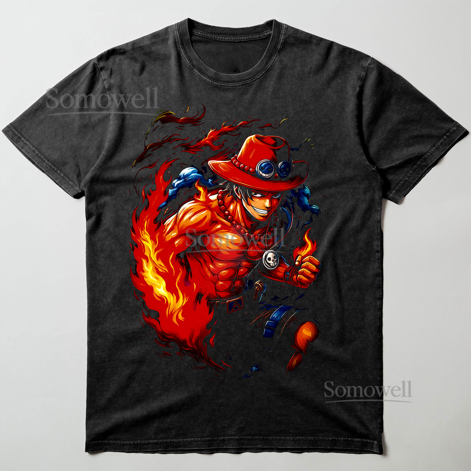 Portgas D Ace Fire Fist One Piece Anime Graphic ,hoodie sweatshirt t shirt vintage Japanese Streetwear T Shirt