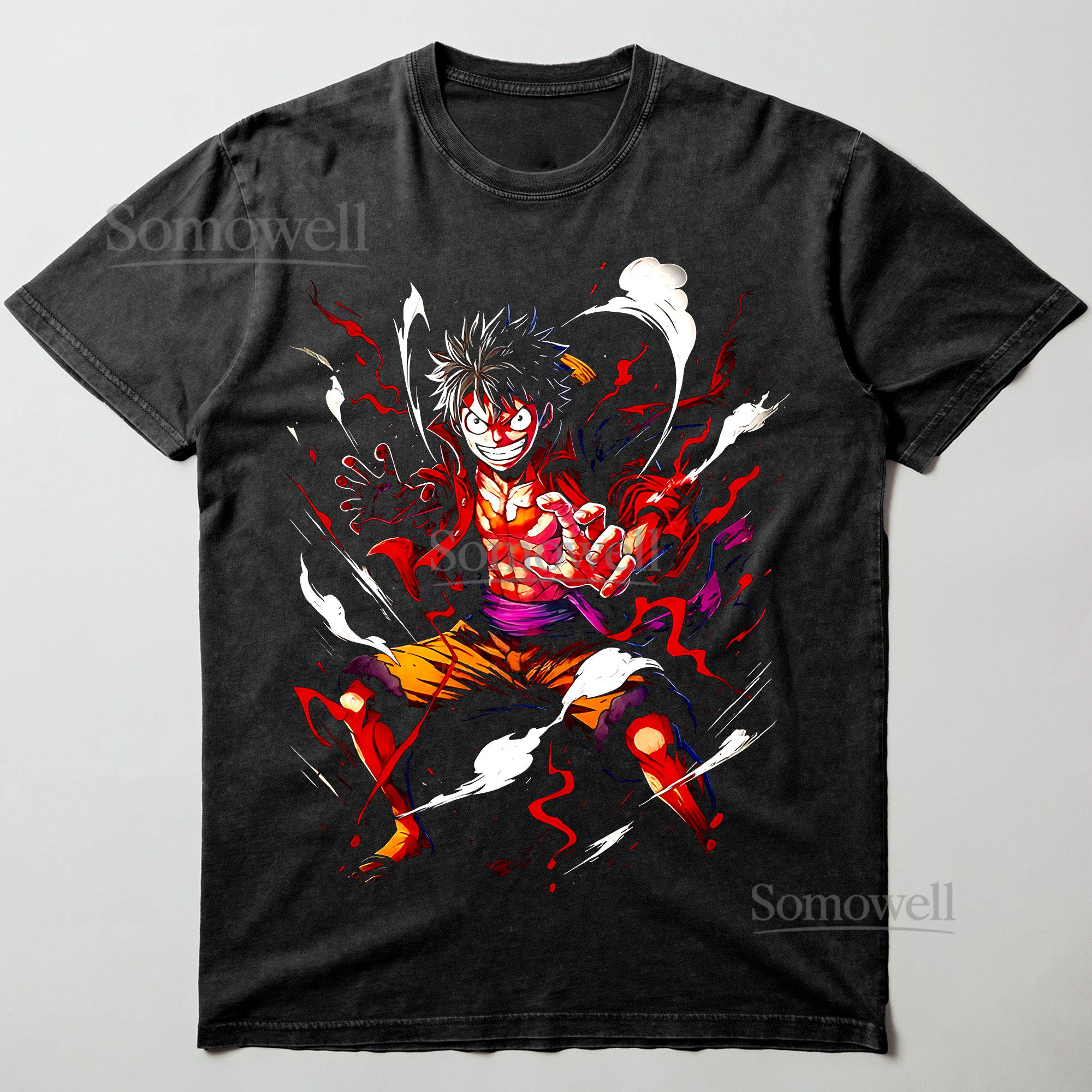 Luffy Gear Fourth One Piece Anime Graphic ,hoodie sweatshirt t shirt vintage Japanese Streetwear T Shirt