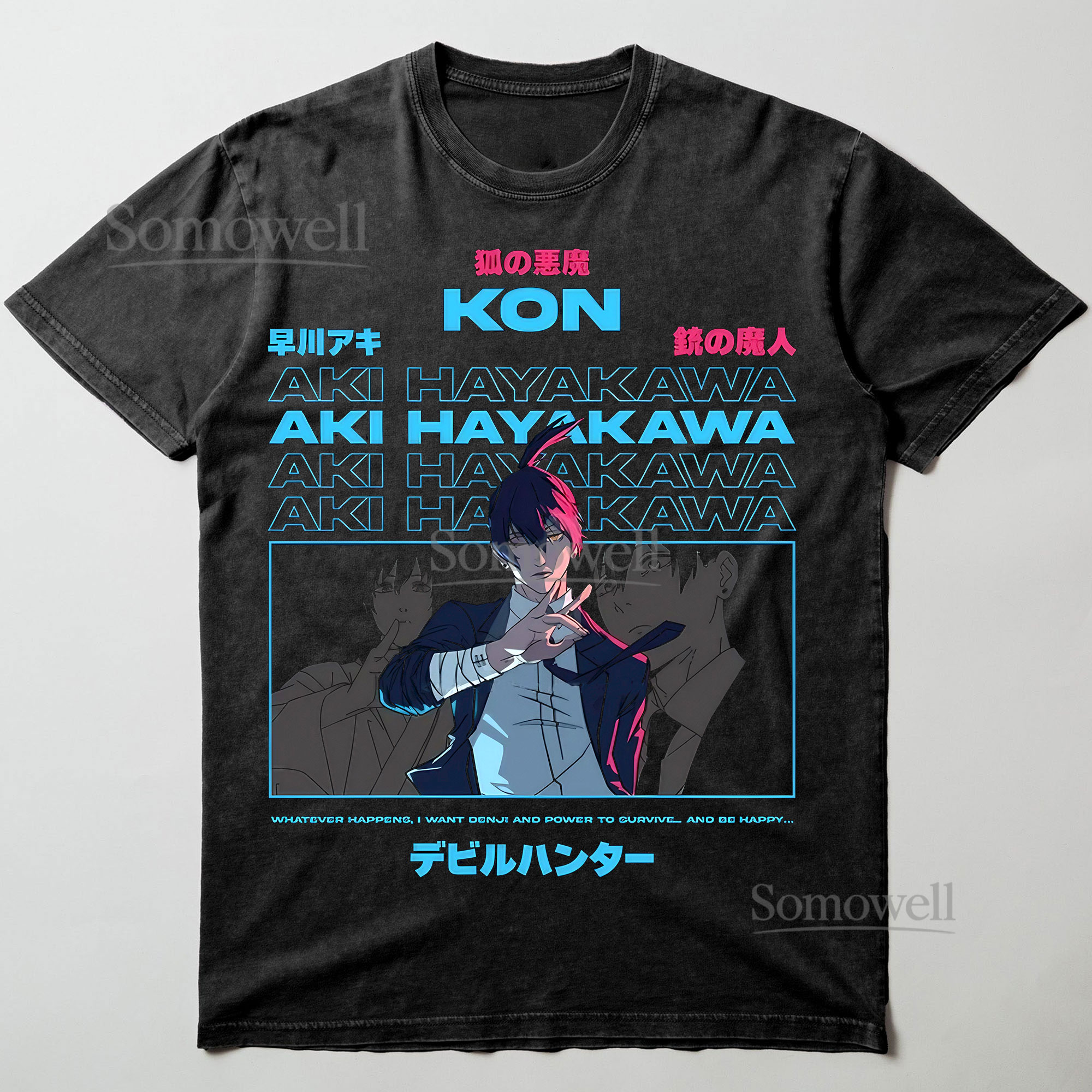 Aki Hayakawa Chainsaw Man Anime Graphic ,hoodie sweatshirt t shirt vintage Japanese Streetwear T Shirt