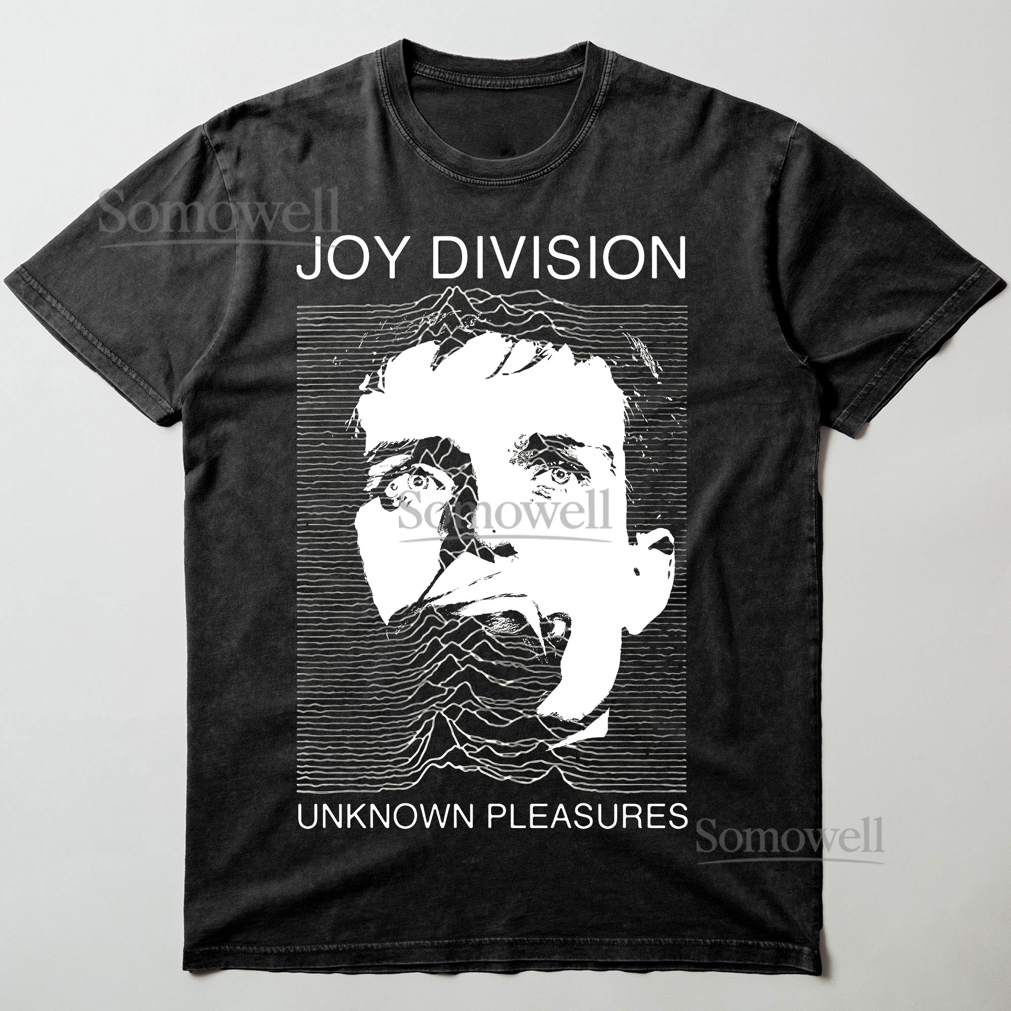 Joy Division Unknown Pleasures Album Cover Graphic ,hoodie sweatshirt t shirt vintage Vintage Post Punk T Shirt