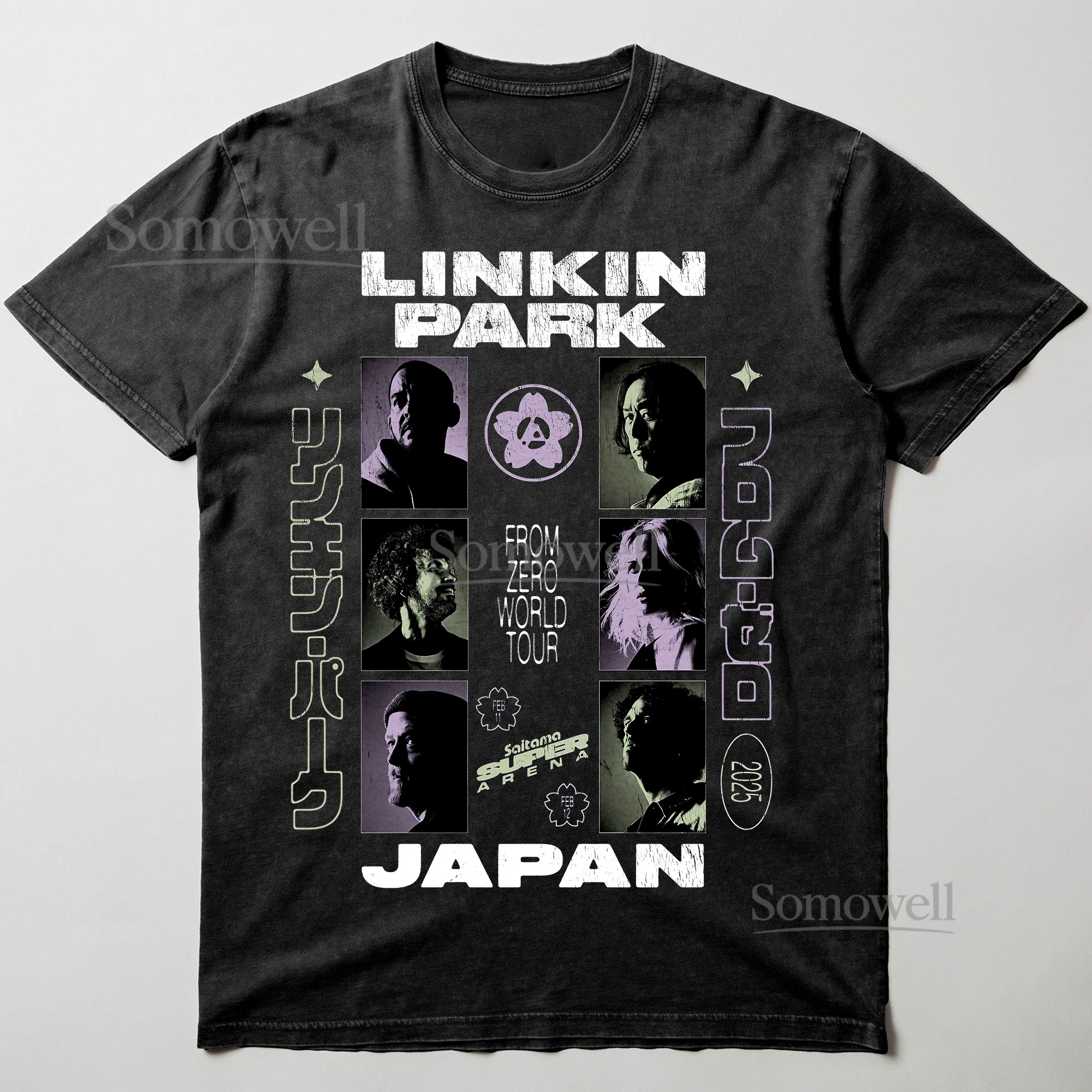 Linkin Park Zero World Tour Japan Graphic ,hoodie sweatshirt t shirt vintage Band Merchandise T Shirt