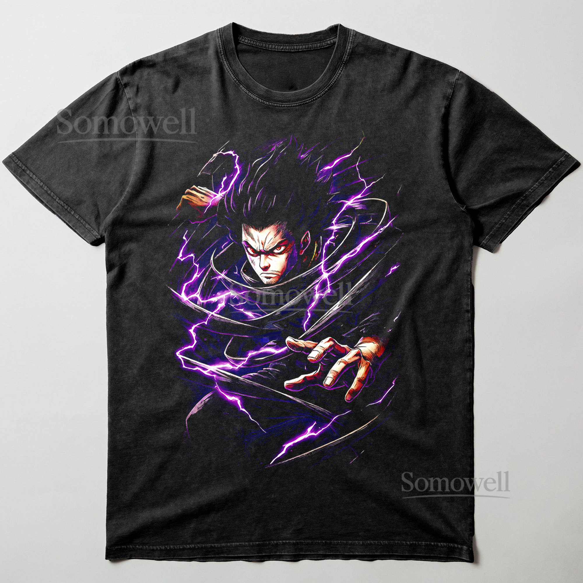 Jujutsu Kaisen Sukuna Dark Lightning Anime Graphic ,hoodie sweatshirt t shirt vintage Japanese Streetwear T Shirt