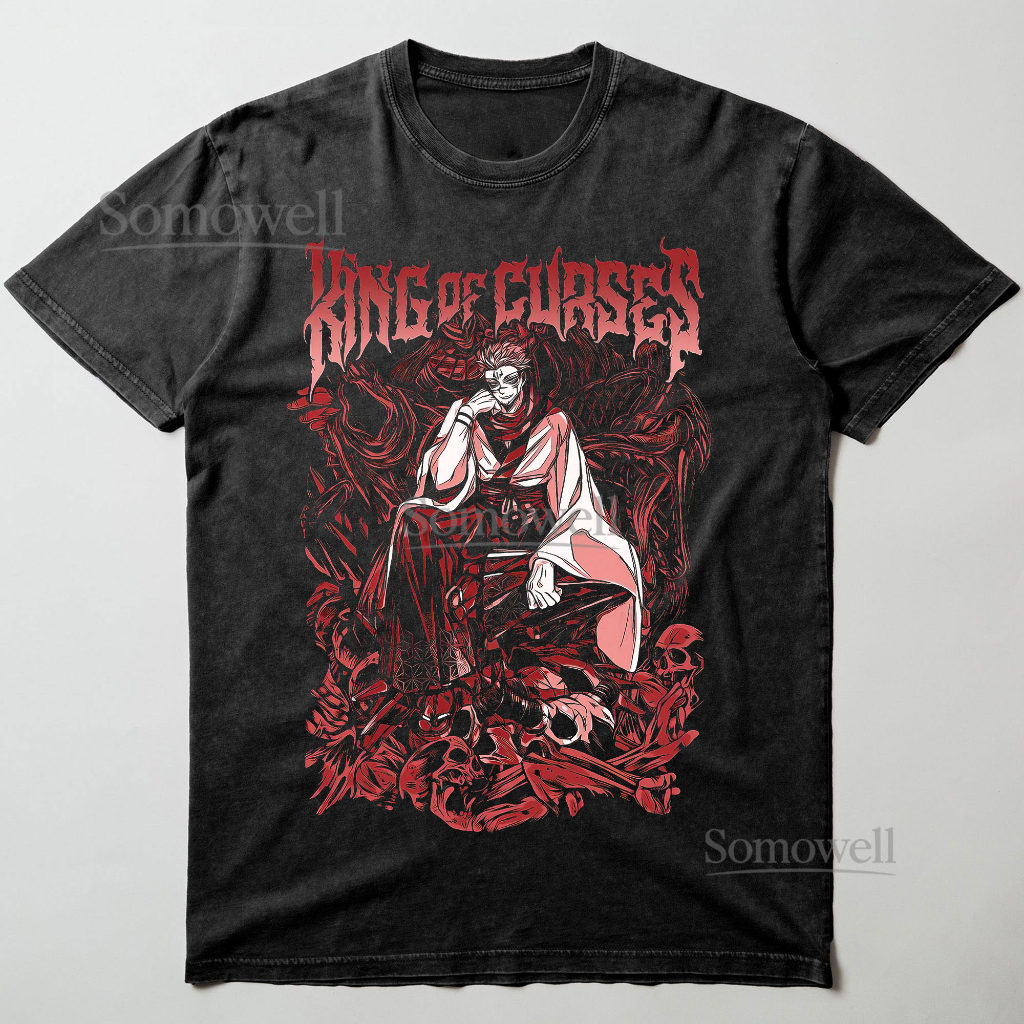King of Curses Sukuna Manga Art Graphic ,hoodie sweatshirt t shirt vintage Jujutsu Kaisen Anime T Shirt