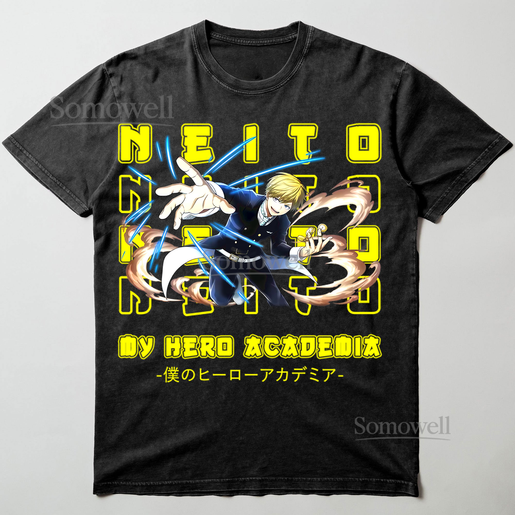 My Hero Academia Neito Monoma Copy Quirk Anime Graphic ,hoodie sweatshirt t shirt vintage Japanese Streetwear T Shirt