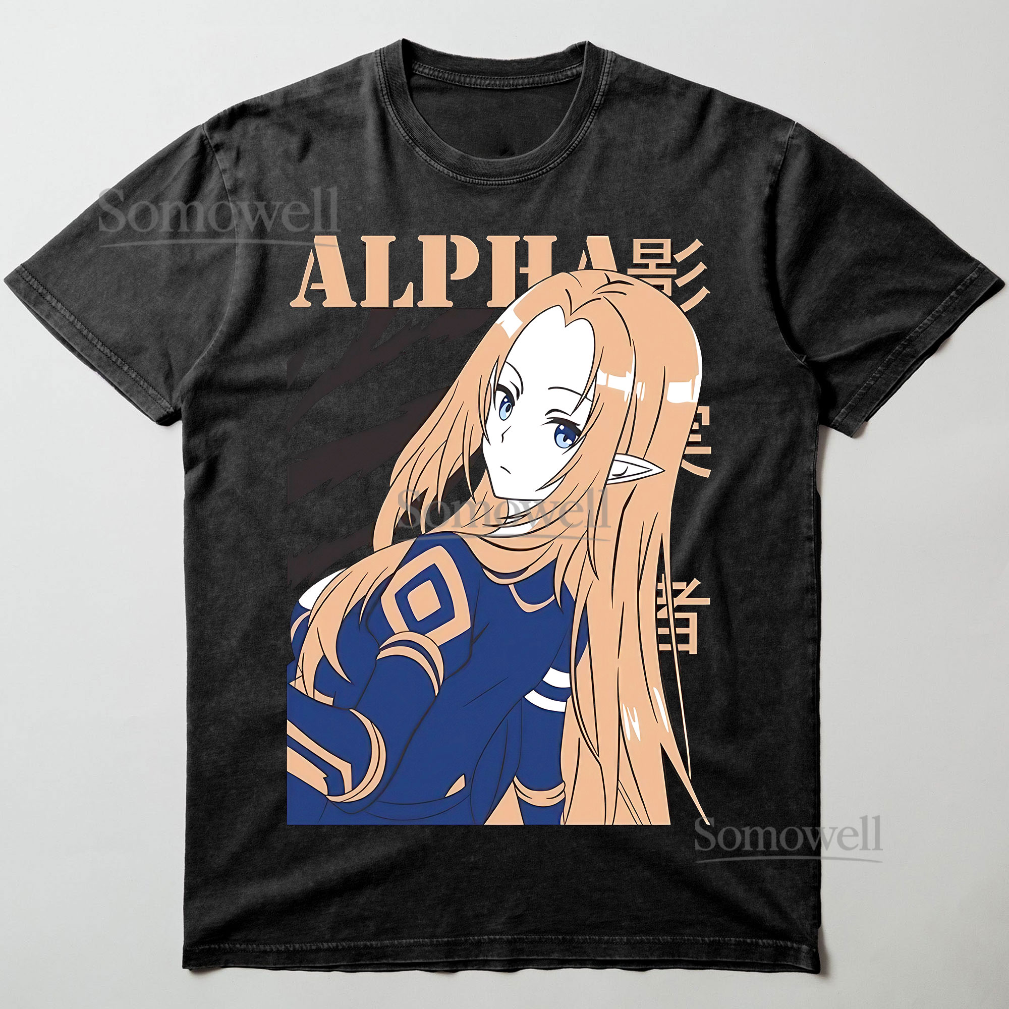 The Eminence in Shadow Alpha Elf Girl Anime Graphic ,hoodie sweatshirt t shirt vintage Japanese Manga T Shirt
