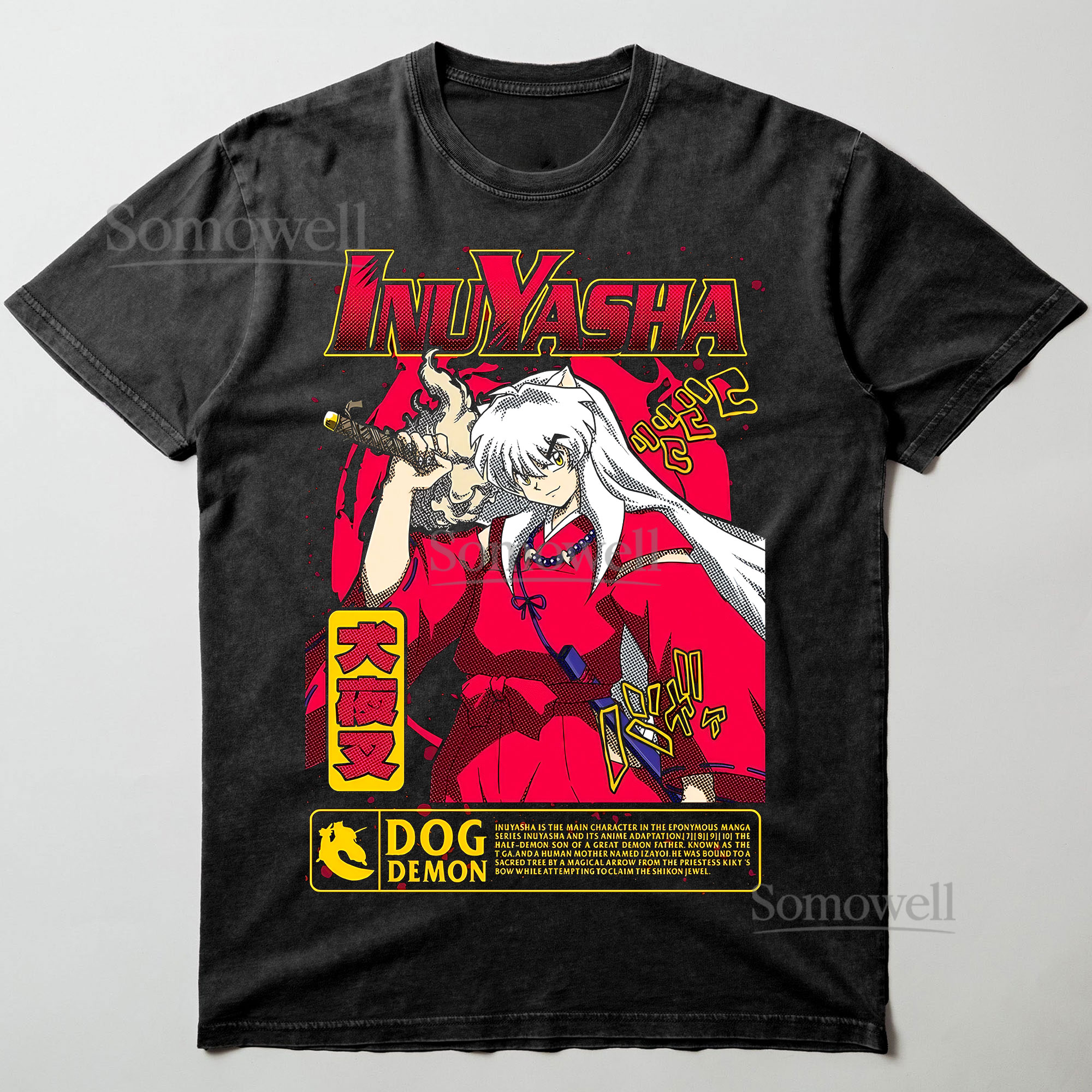 Inuyasha Dog Demon Manga Anime Graphic ,hoodie sweatshirt t shirt vintage Japanese Streetwear T Shirt