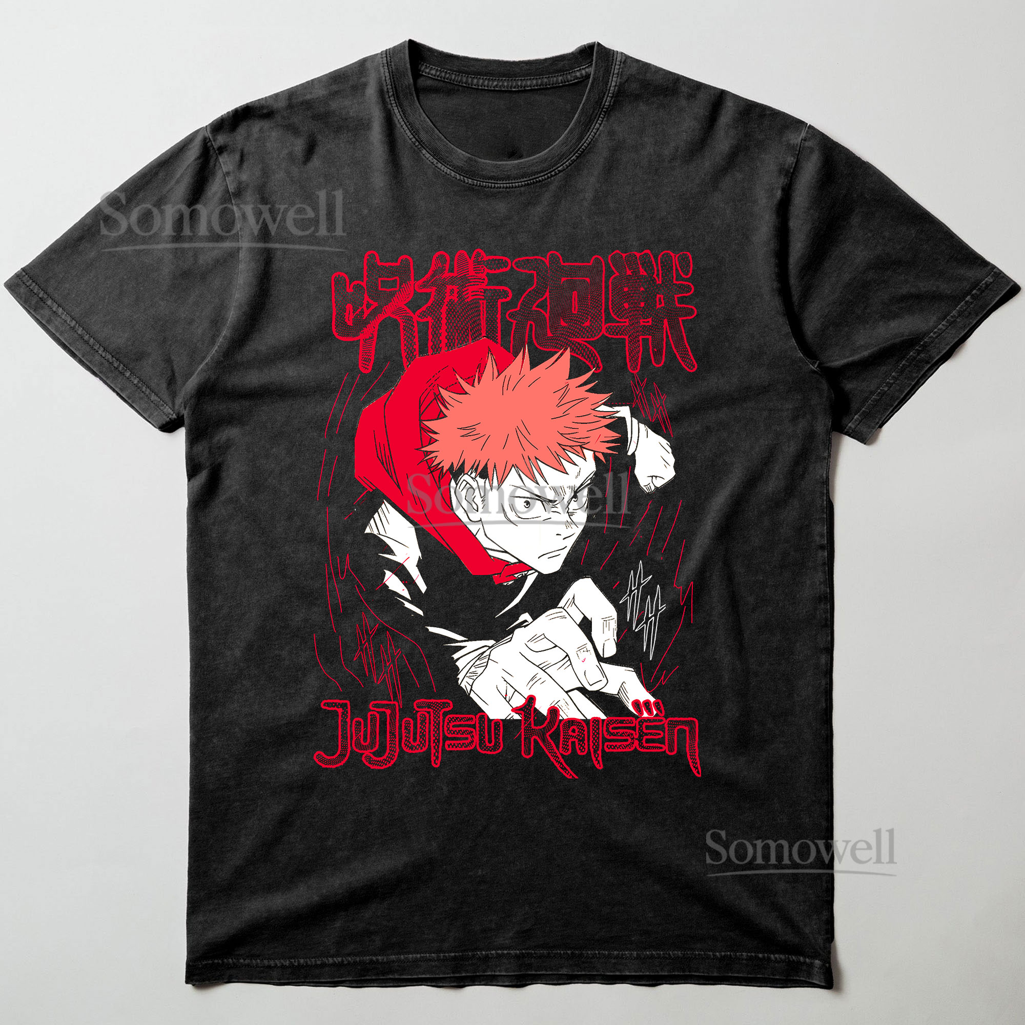 Yuji Itadori Jujutsu Kaisen Hero Manga Anime Graphic ,hoodie sweatshirt t shirt vintage Japanese Streetwear T Shirt