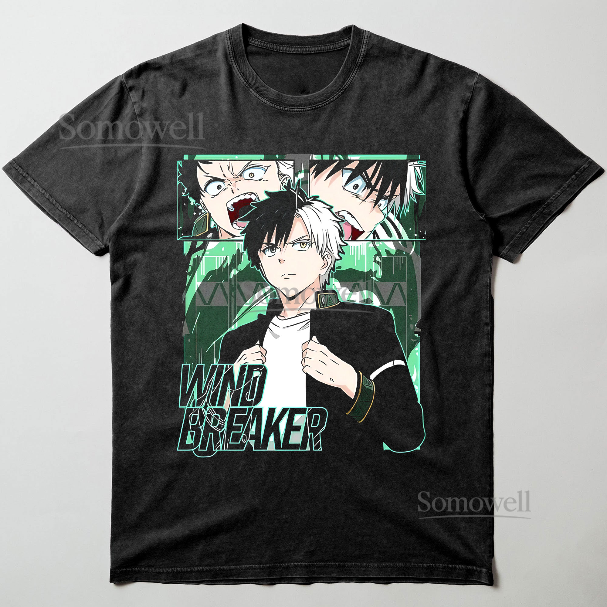 Akaza Demon Slayer Upper Moon Three Graphic ,hoodie sweatshirt t shirt vintage, Manga-Inspired Action Shirt, Unisex Casual Wear