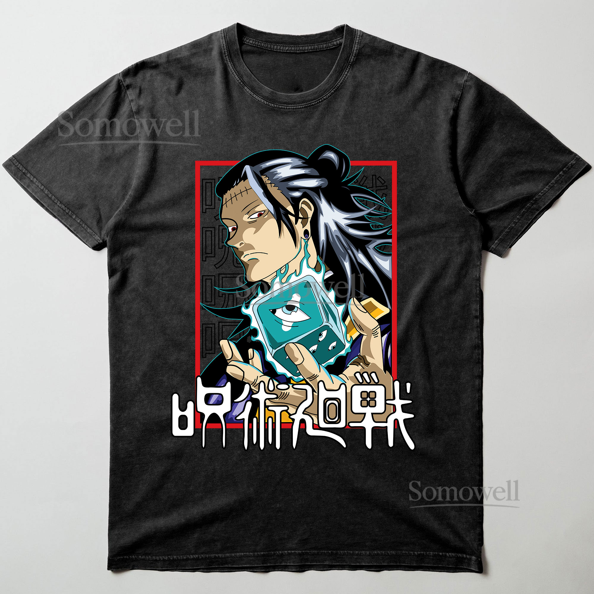 Anime Sorcerer Character Graphic ,hoodie sweatshirt t shirt vintage Cool Manga Art Style Unisex Casual Shirt