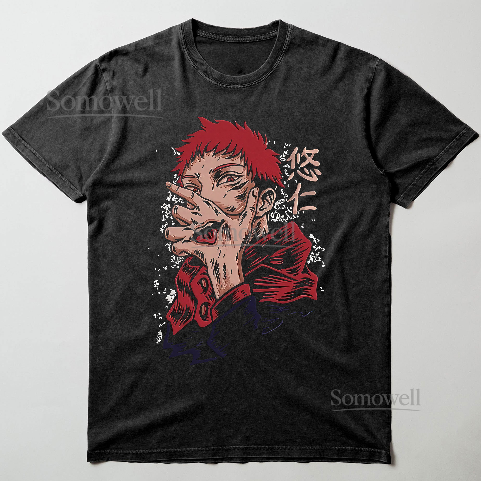 Jujutsu Kaisen Yuji Itadori Sukuna Dual Face Anime Graphic ,hoodie sweatshirt t shirt vintage Japanese Streetwear T Shirt