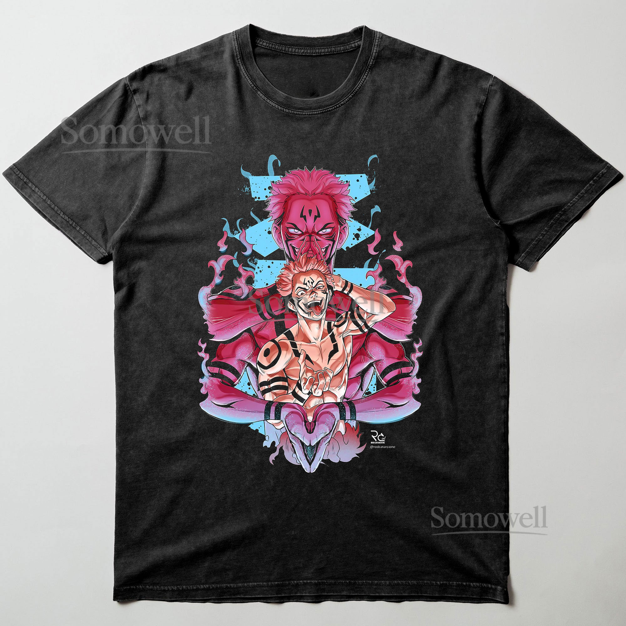 Akaza Upper Moon Demon Slayer Manga Villain Graphic ,hoodie sweatshirt t shirt vintage Japanese Streetwear T Shirt