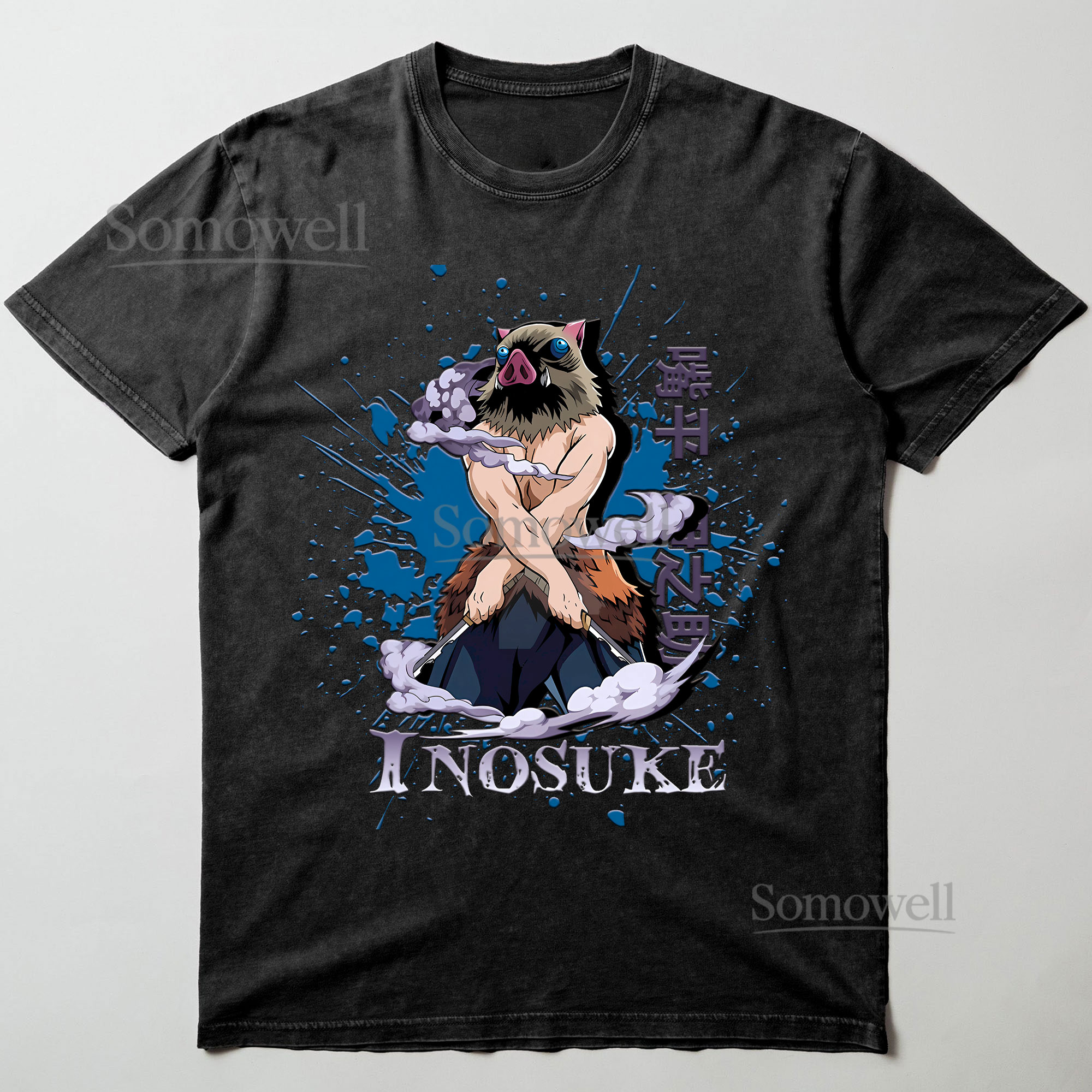 Inosuke Hashibira Boar Mask Demon Slayer Anime Graphic ,hoodie sweatshirt t shirt vintage Japanese Manga T Shirt