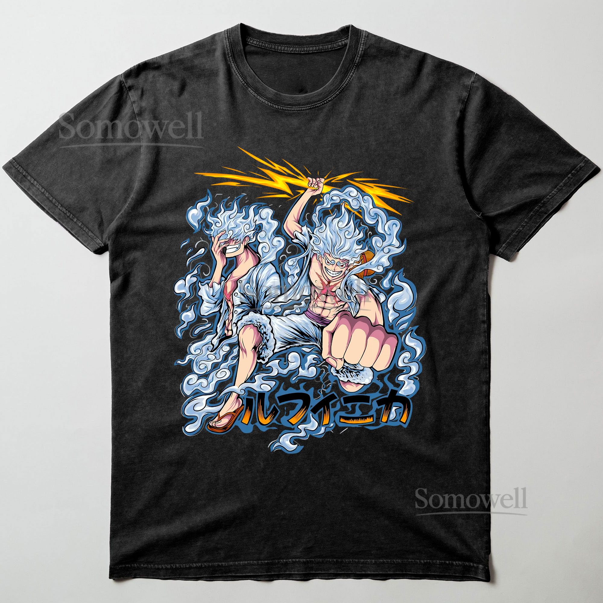 Luffy Gear Fifth Joy Boy One Piece Anime Graphic ,hoodie sweatshirt t shirt vintage Japanese Streetwear T Shirt