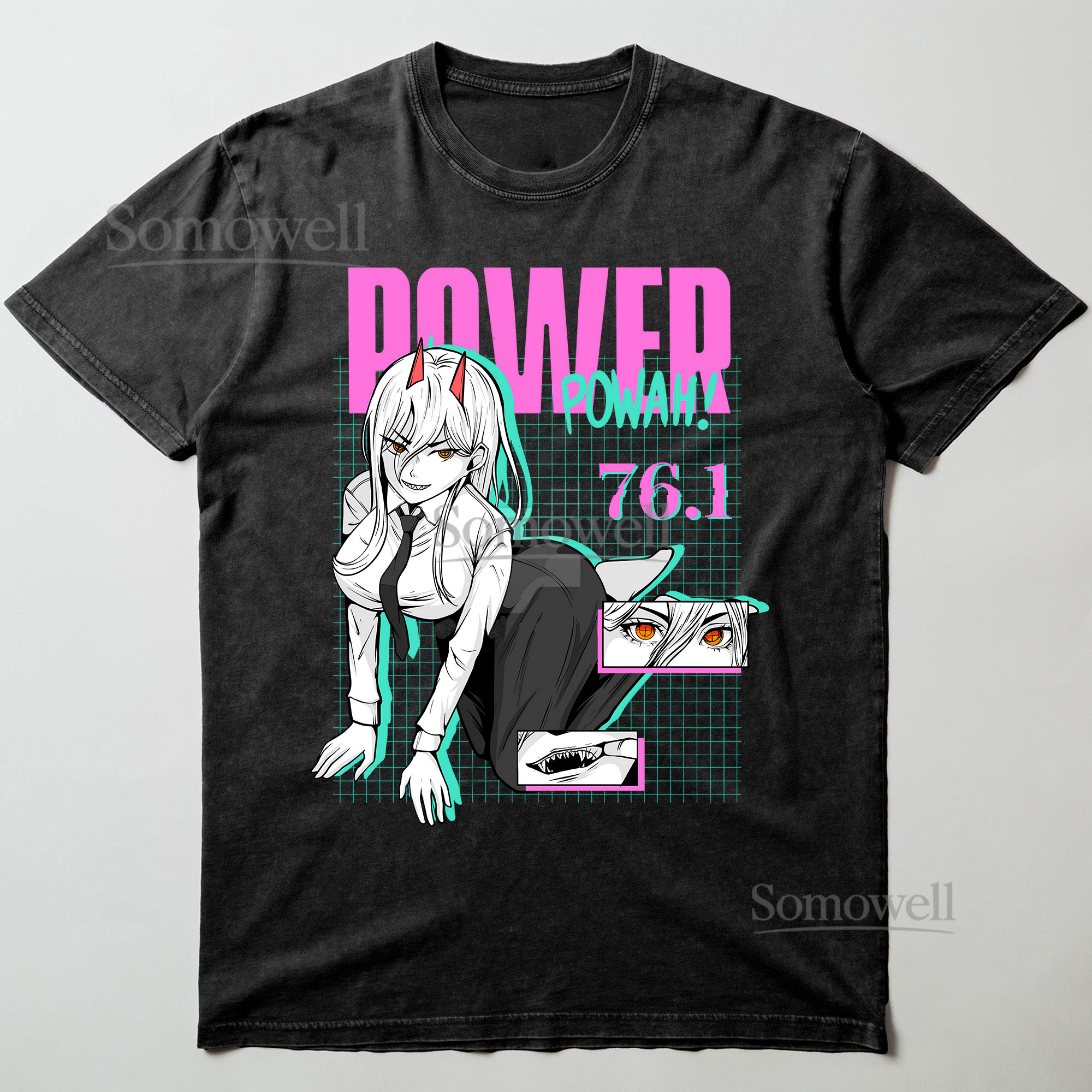 Gachiakuta Power Manga Anime Character Graphic ,hoodie sweatshirt t shirt vintage Japanese Streetwear T Shirt