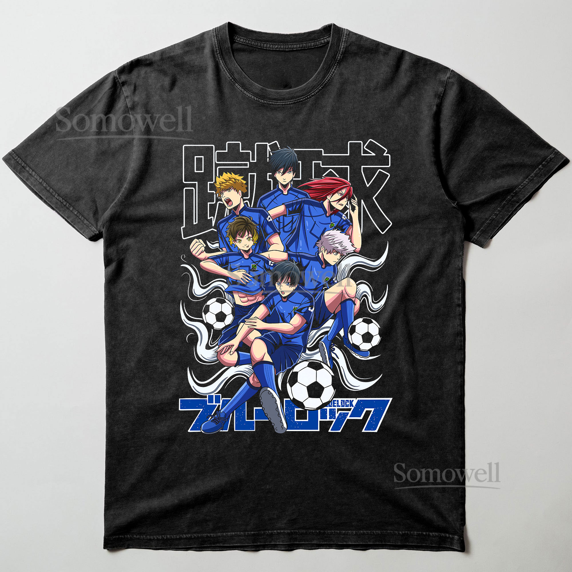 Blue Lock Anime Soccer Team Graphic ,hoodie sweatshirt t shirt vintage Japanese Streetwear T Shirt