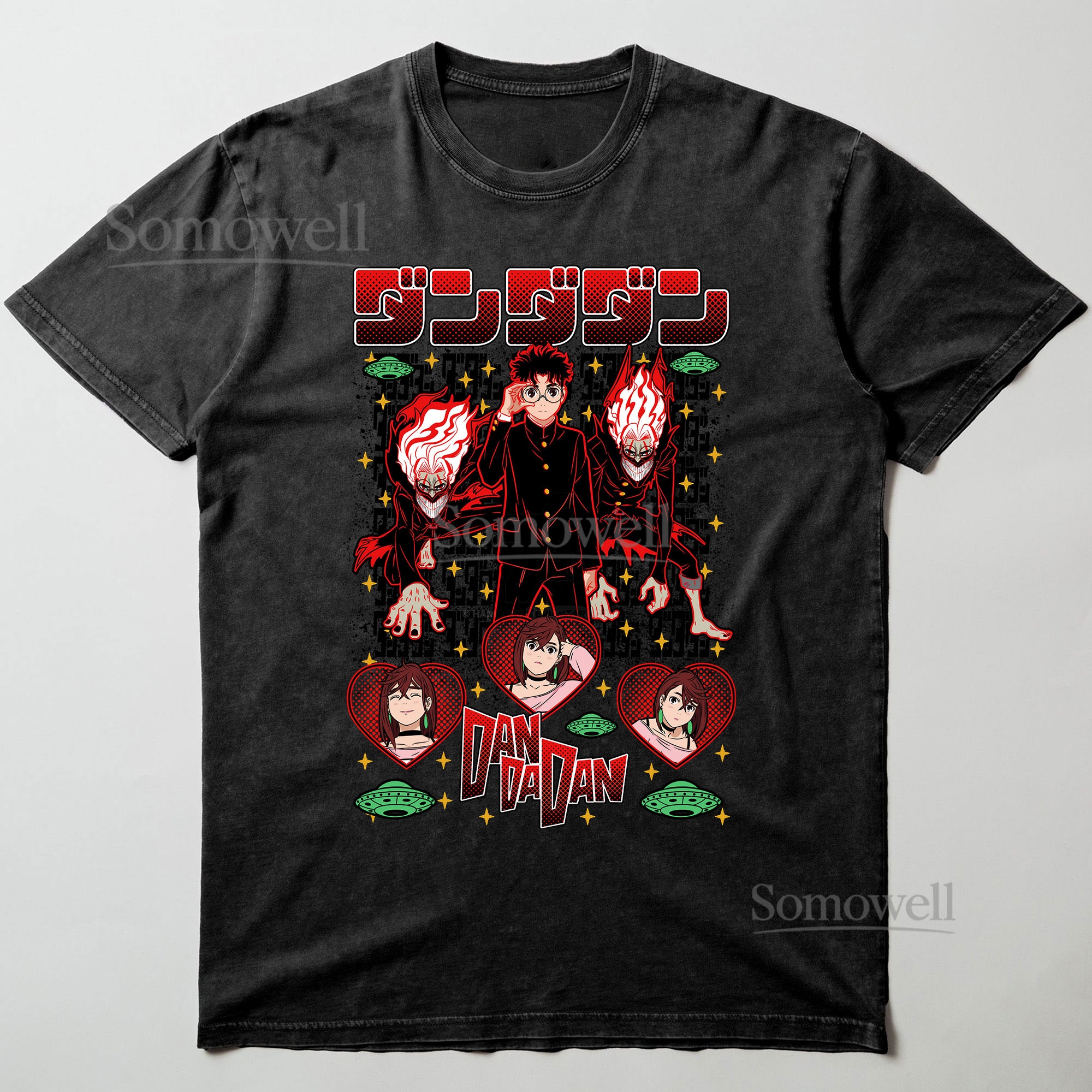 Solo Leveling Sung Jin Woo Shadow Monarch Anime Graphic ,hoodie sweatshirt t shirt vintage Japanese Manga T Shirt