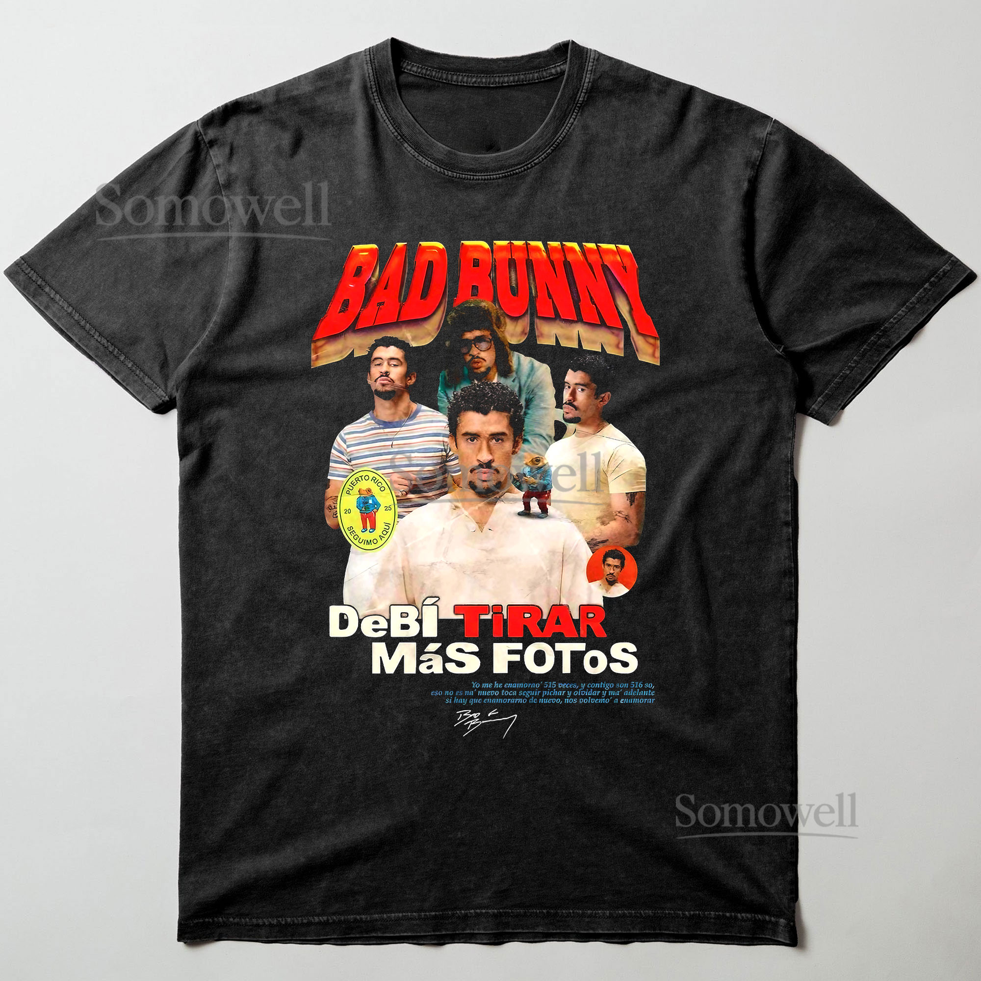 Bad Bunny Retro Style Debi Tirar Mas Fotos Graphic ,hoodie sweatshirt vintage