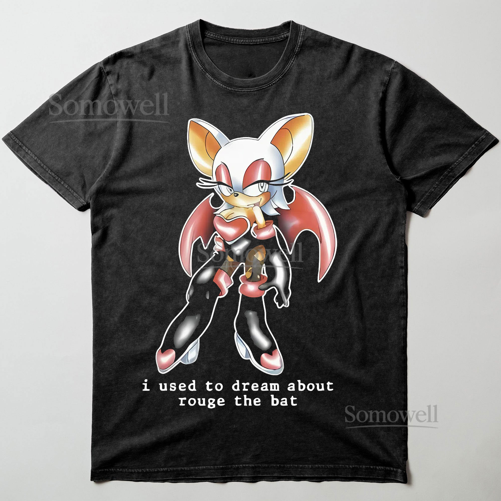 Rouge the Bat I Used To Dream About Rouge Meme Graphic ,hoodie sweatshirt t shirt vintage Sonic T Shirt