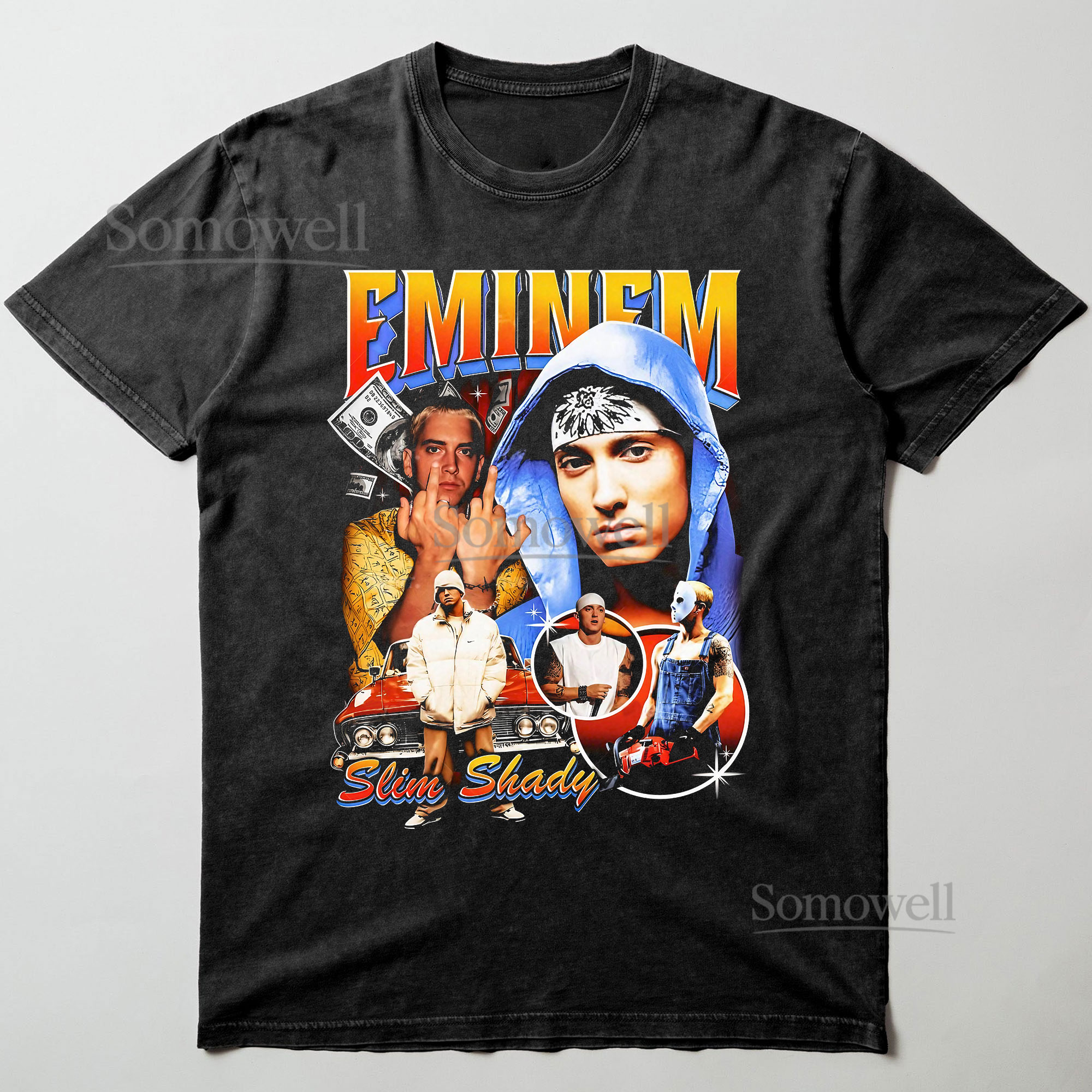 Eminem Slim Shady Rapper Icon Vintage Graphic ,hoodie sweatshirt vintage