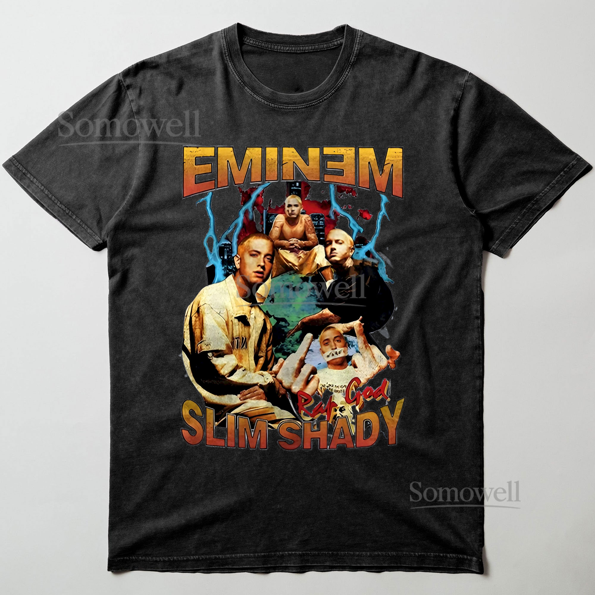 Eminem Slim Shady Rap God Hip Hop Graphic ,hoodie sweatshirt vintage