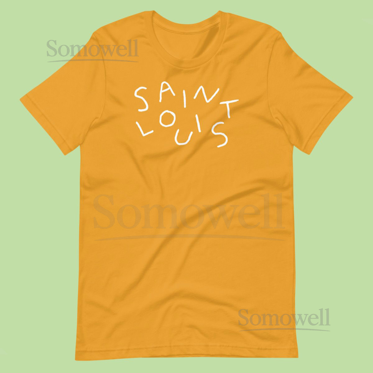 Saint Louis Jumbled Letters STL Missouri T Shirt Unisex_455