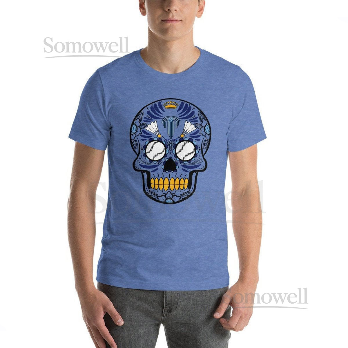 Kansas City Royals Sugar Skull Unisex T-Shirt_429