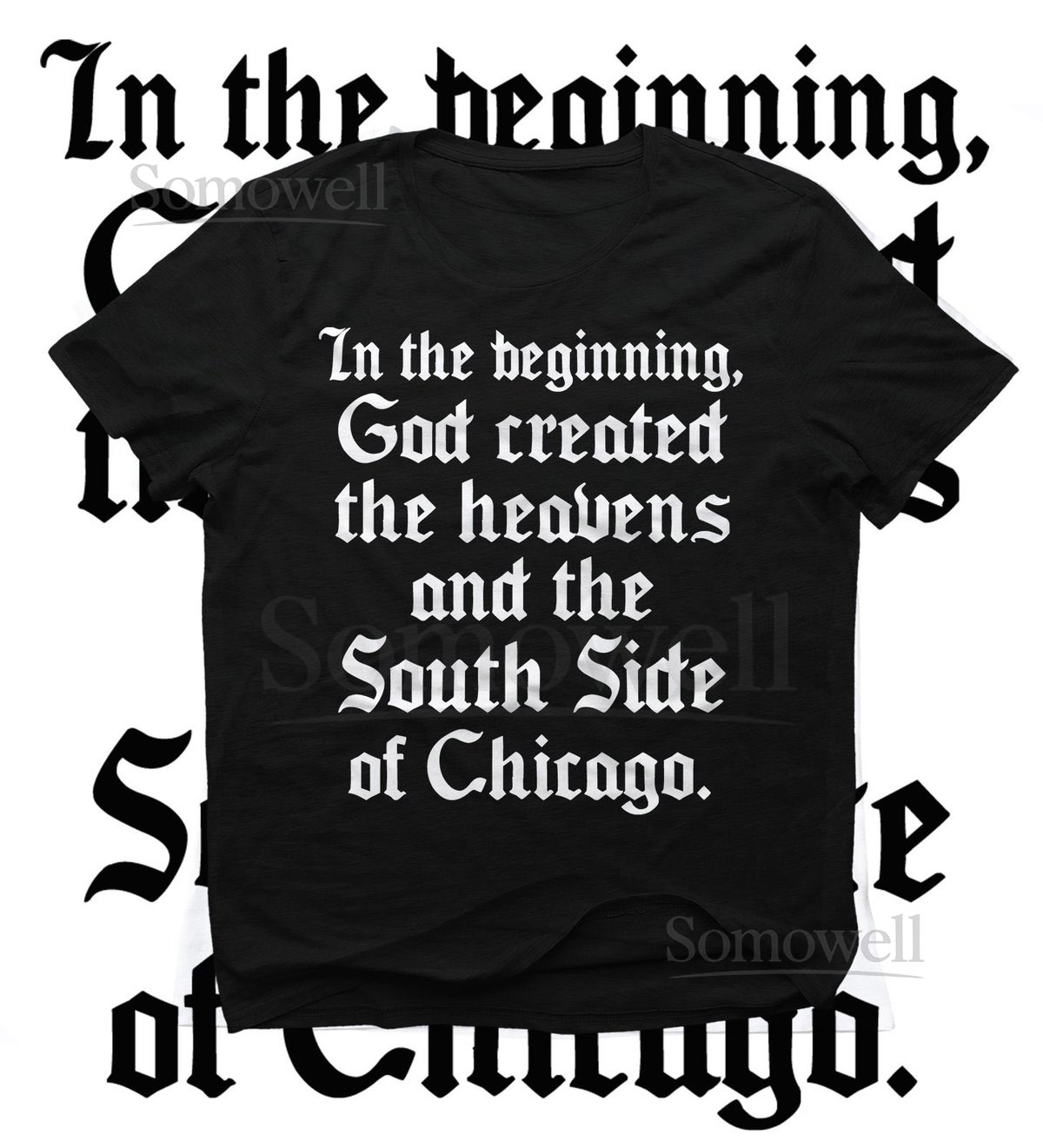 Chicago White Sox Shirt In The Beginning Tee The South Side Shirt Bible Quote TShirt Christian Chicago Shirt Jesus Tee Funny T Shirt_238