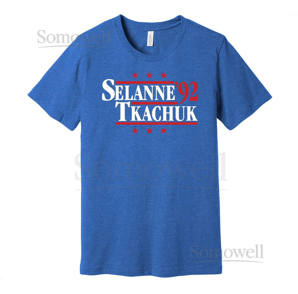 Selanne Tkachuk '92 - Political Campaign Parody Tee - Hockey Legends For President Fan Shirt S M L XL XXL 3XL Lots of Color Choices_475
