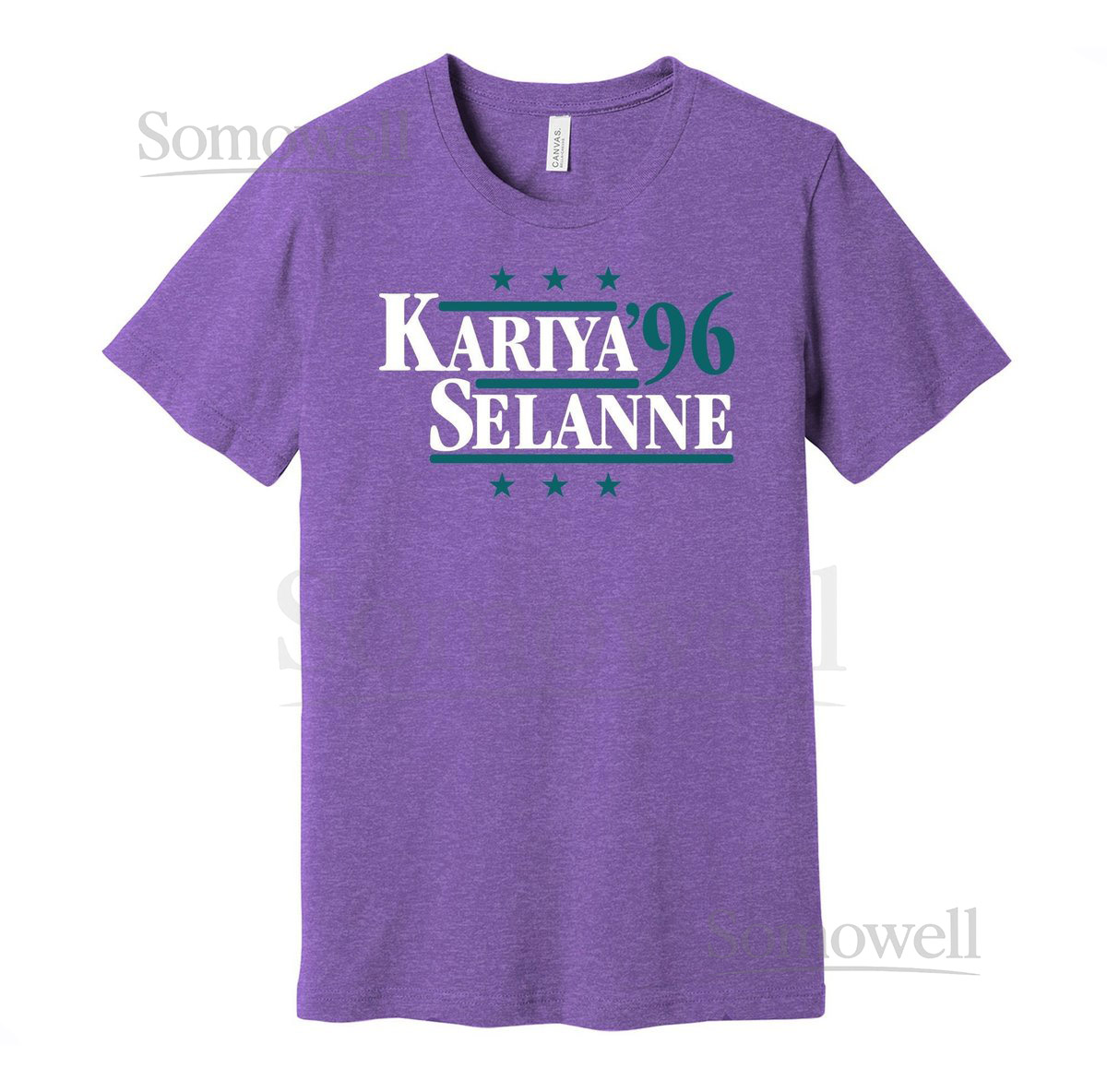 Kariya Selanne '96 - Political Campaign Parody Tee - Hockey Legends For President Fan Shirt S M L XL XXL 3XL Lots of Color Choices_244