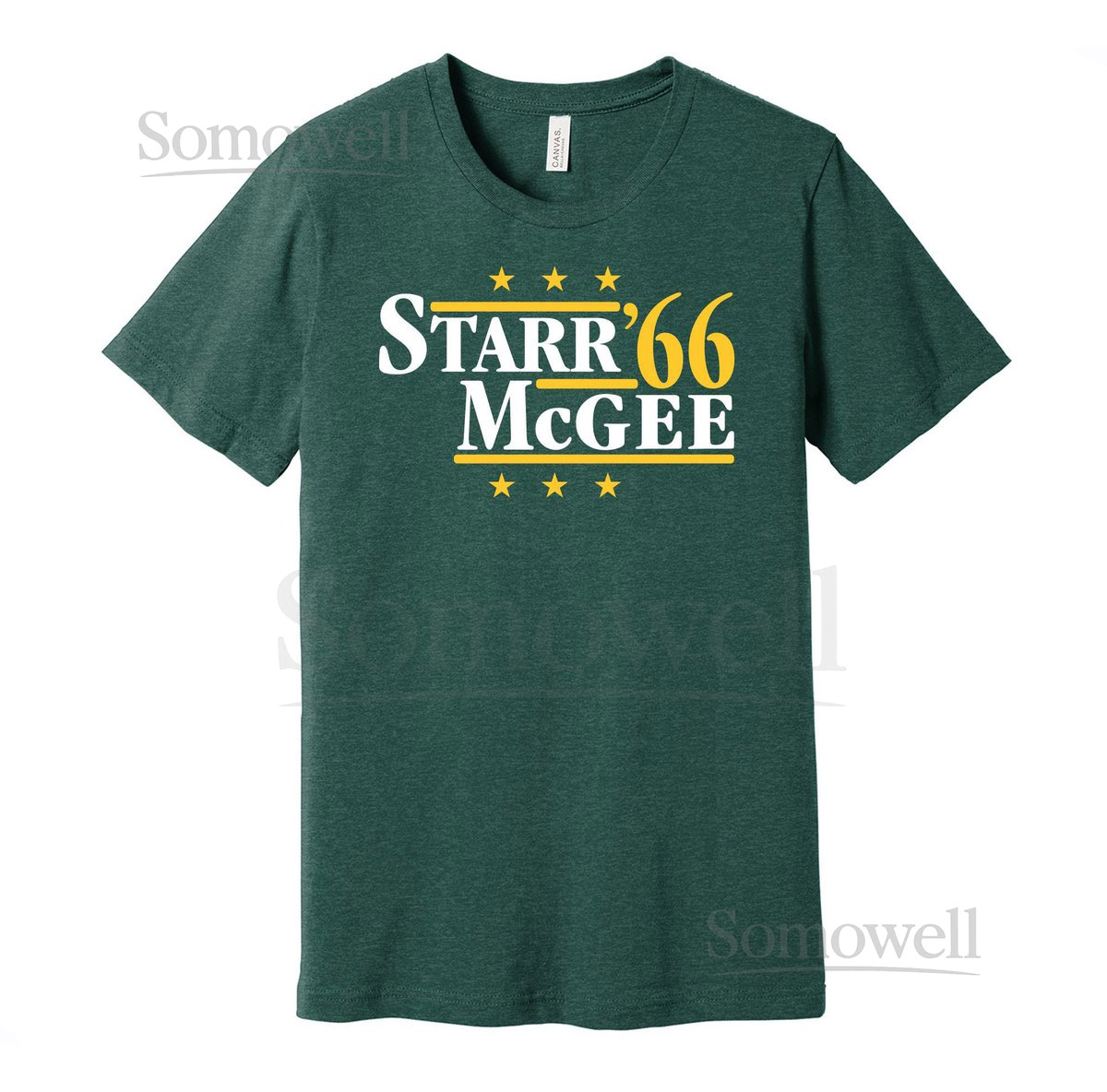 Starr McGee '66 - Political Campaign Parody Tee - Football Legends For President Fan Shirt S M L XL XXL 3XL Lots of Color Choices_654
