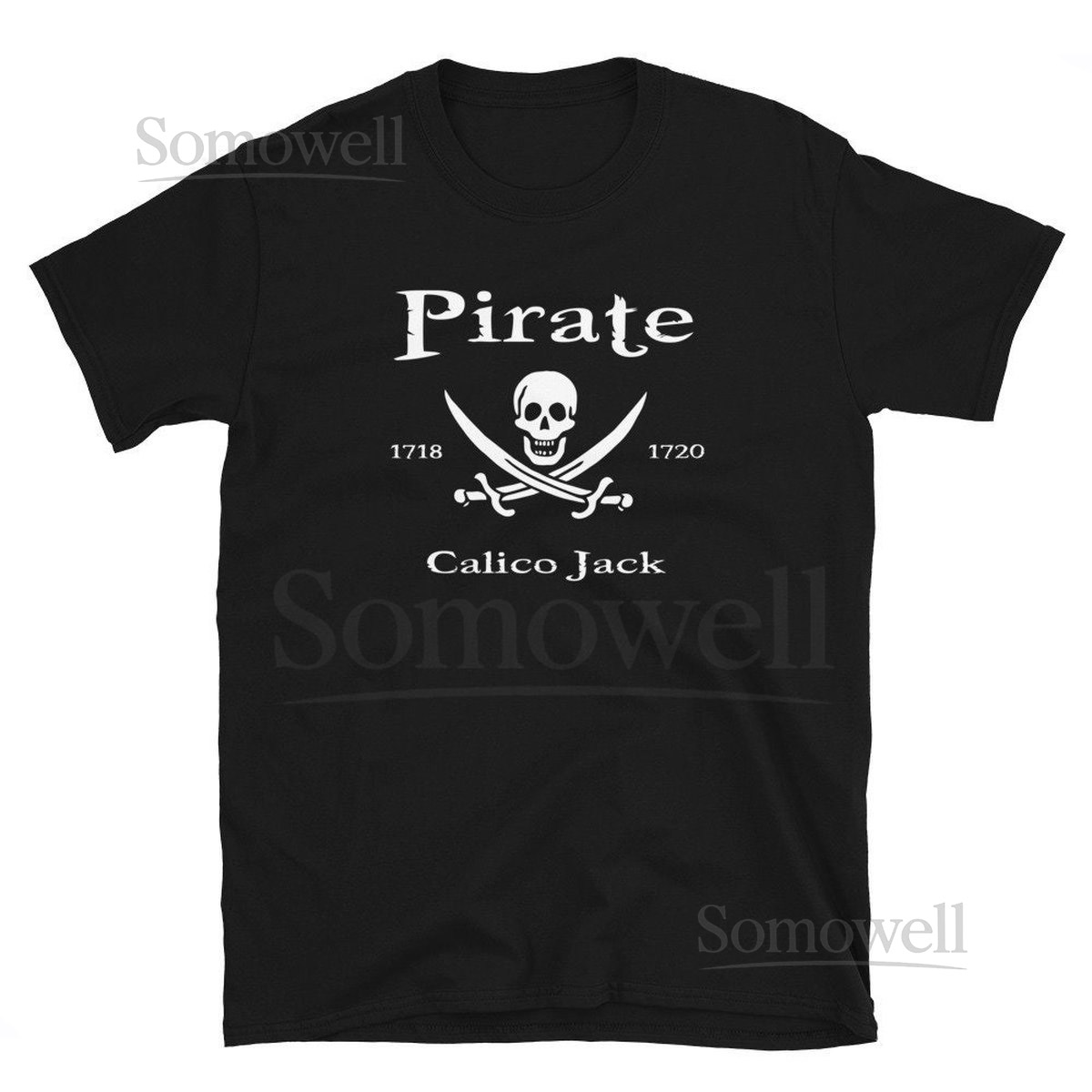 Pirate Jack Rackham Calico Jack Short-Sleeve Unisex T-Shirt_70