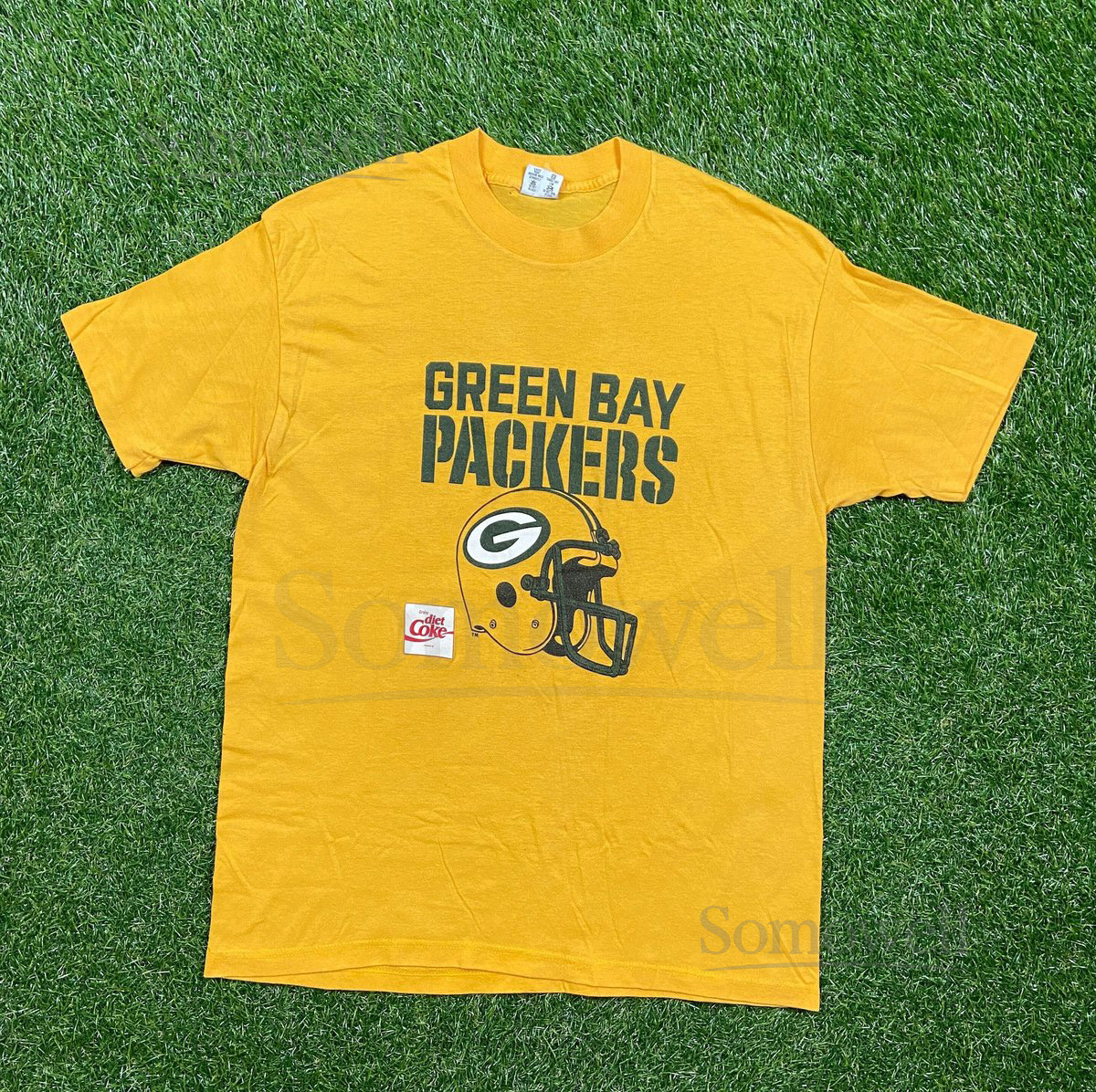 Vintage Green Bay Packers T Shirt Tee Touch of Gold Made USA Size Xtra Large XL NFL Football Wisconsin Pack Cheese Head 1980s 80s_739