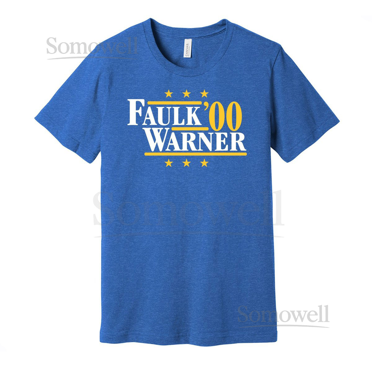 Faulk Warner '00 - Political Campaign Parody Tee - Football Legends For President Fan Shirt S M L XL XXL 3XL Lots of Color Choices_139