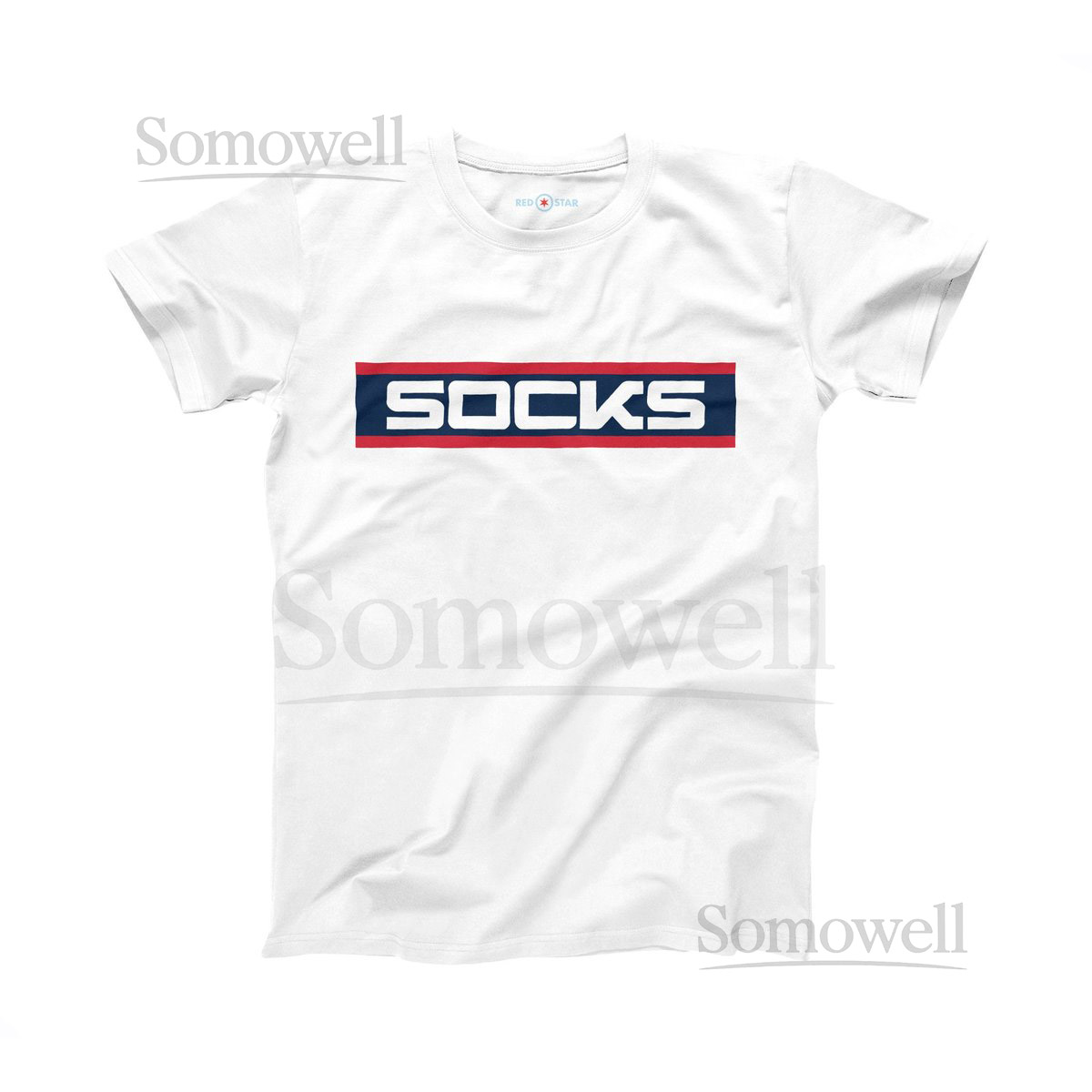 SOCKS Shirt Chicago White Sox Retro Jersey Logo Parody Old Classic Vintage Throwback Uniform Comiskey Park Size XS S M L XL 2XL 3XL 4XL 5XL_138