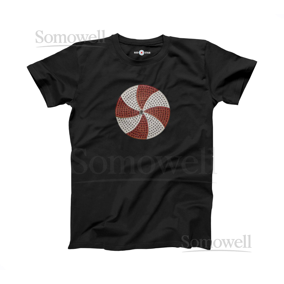 Red and White Pinwheel Shirt Chicago White Sox Comiskey Park Exploding Scoreboard Fireworks Retro Black Tee Size XS S M L XL 2XL 3XL 4XL 5XL_87
