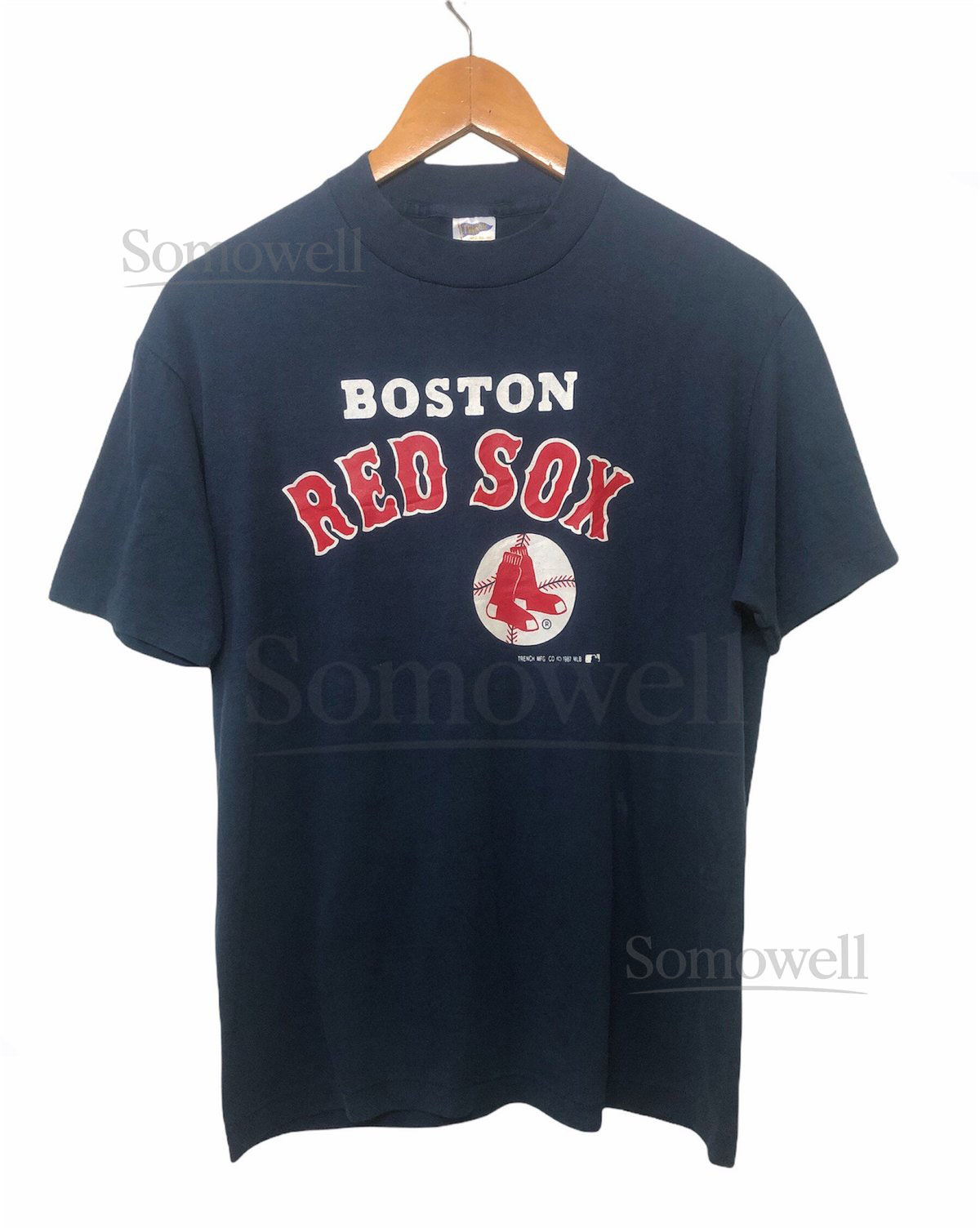 Vintage 90s Boston Red Sox MLB Baseball T Shirt Large Size_615