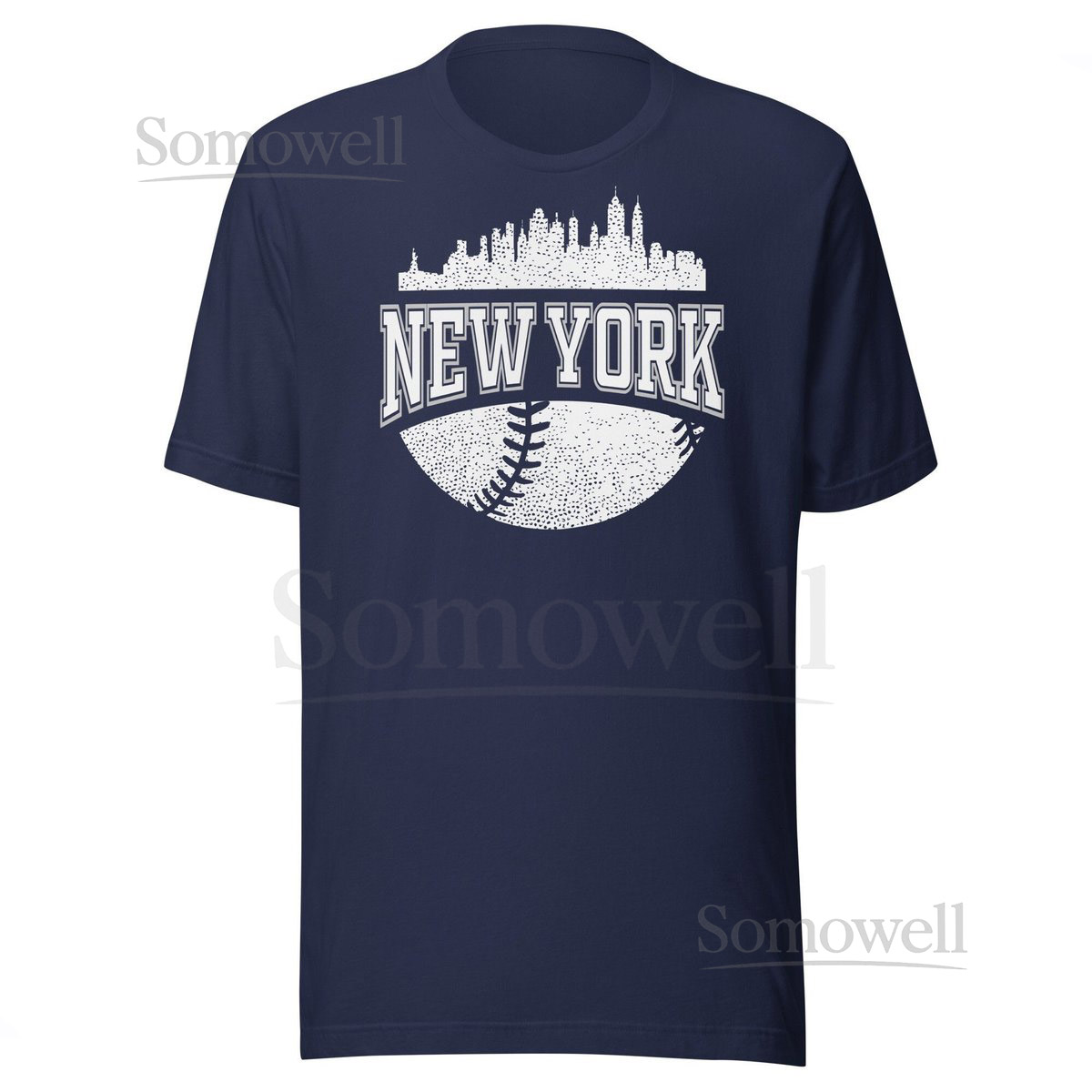 Vintage NY Baseball Retro New York City Skyline Premium Unisex T-Shirt_518