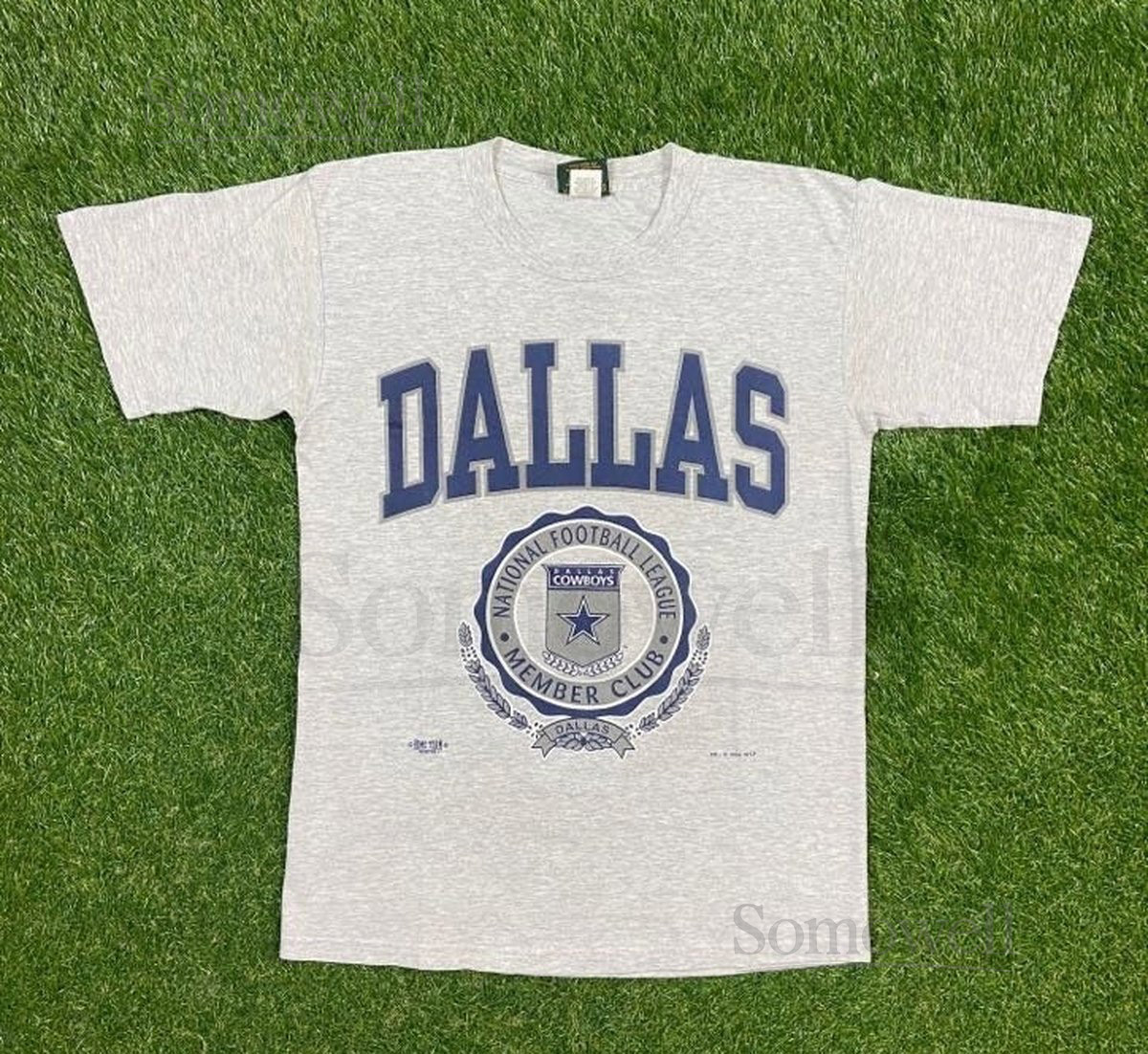Vintage Dallas Cowboys T Shirt Tee Home Team Advantage Made USA Size Large L NFL Football Aikman Texas 1990s 90s_547