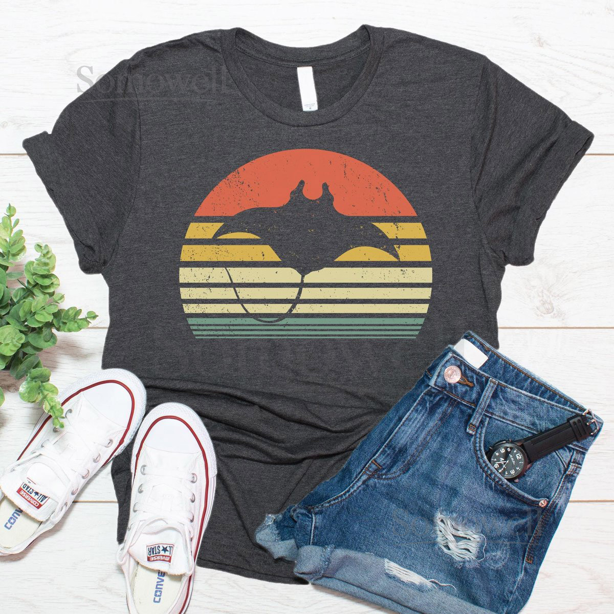 Manta Ray Gifts Vintage Manta Ray Shirt Ocean Lover Gift_601