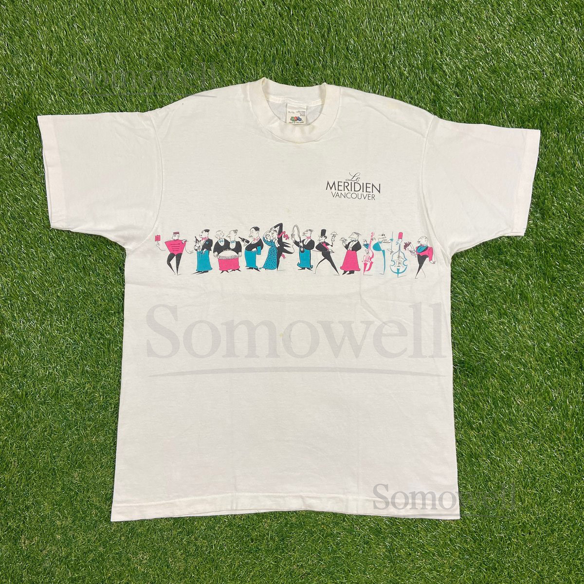 Vintage Le Meriden Vancouver T Shirt Tee Fruit of the Loom Size Xtra Large XL British Columbia BC Canada 1980s 80s_492