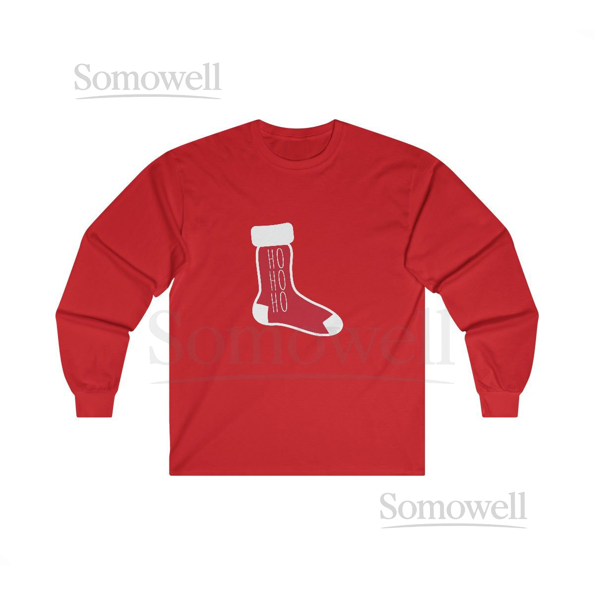 Christmas Stocking - Rae Dunn Inspired Holiday T-Shirt Ho Ho Ho_253