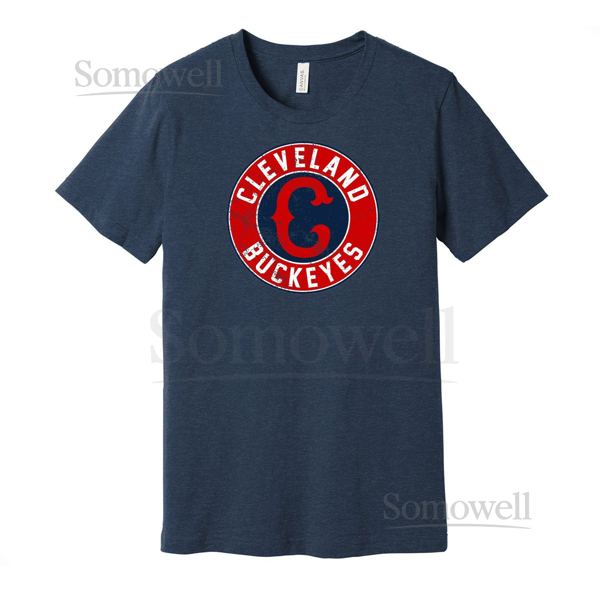 Cleveland Buckeyes Throwback Tee - American Negro League Baseball Team S M L XL XXL 3XL Navy Red Black White Grey Color Choice Maryland_280