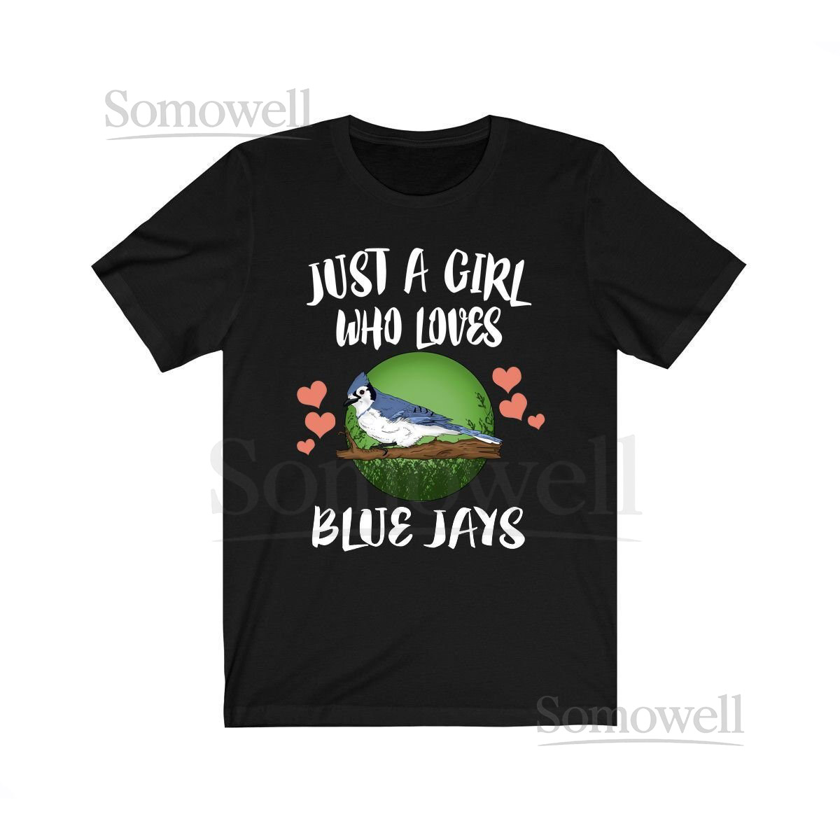 Just A Girl Who Loves Blue Jays Shirt Birds Birding Shirt Blue Jay lover Gift Animals Adult Toddler Infant Kids Gift T-Shirt_473